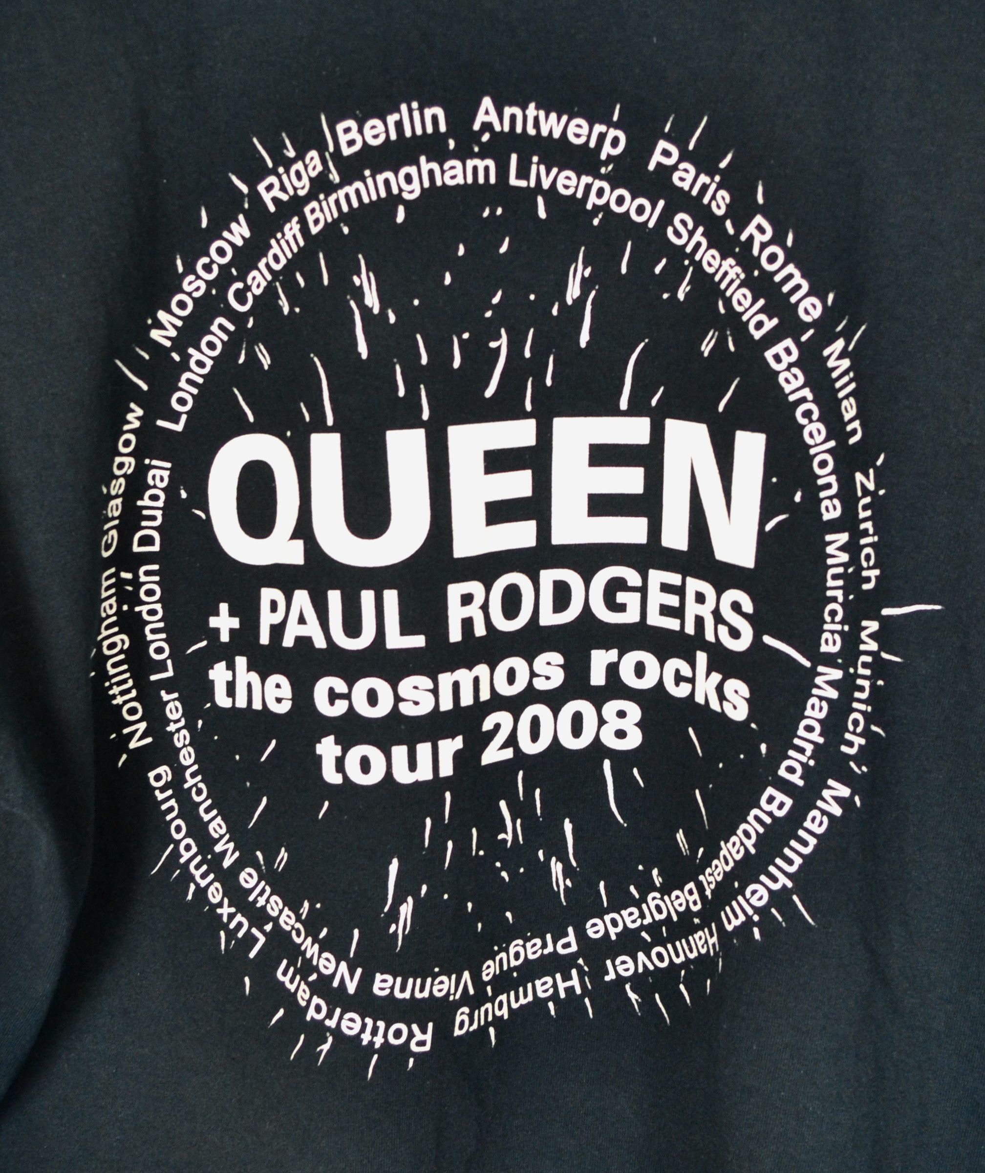 Band Tees Vintage Queen Paul Rodgers T Shirt Fruit Of The Loom 2008 Size US XL / EU 56 / 4 - 5 Thumbnail
