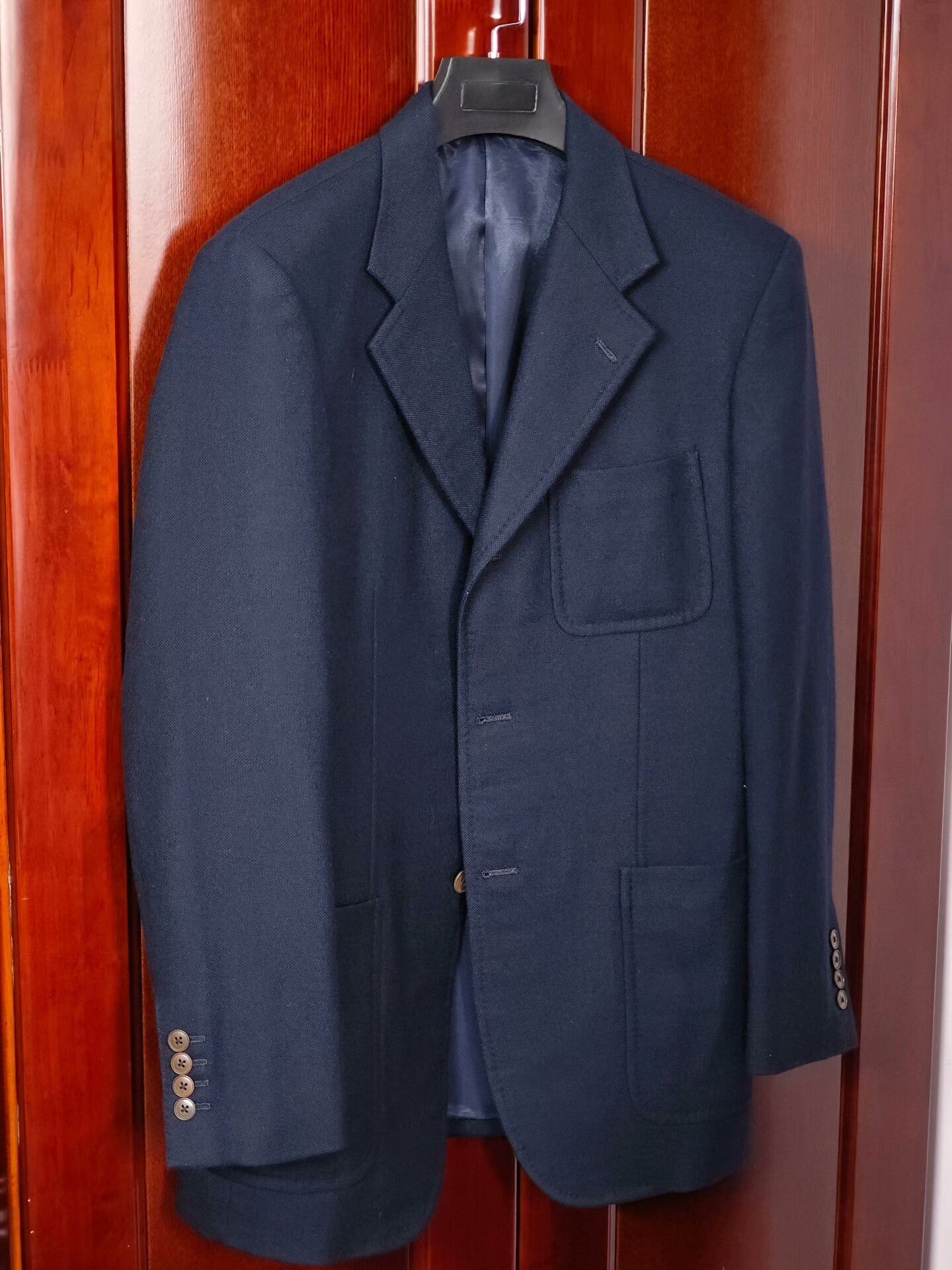 Japanese Brand Italian e. Thomas Wool Cashmere Blazer Size US M / EU 48-50 / 2 - 1 Thumbnail