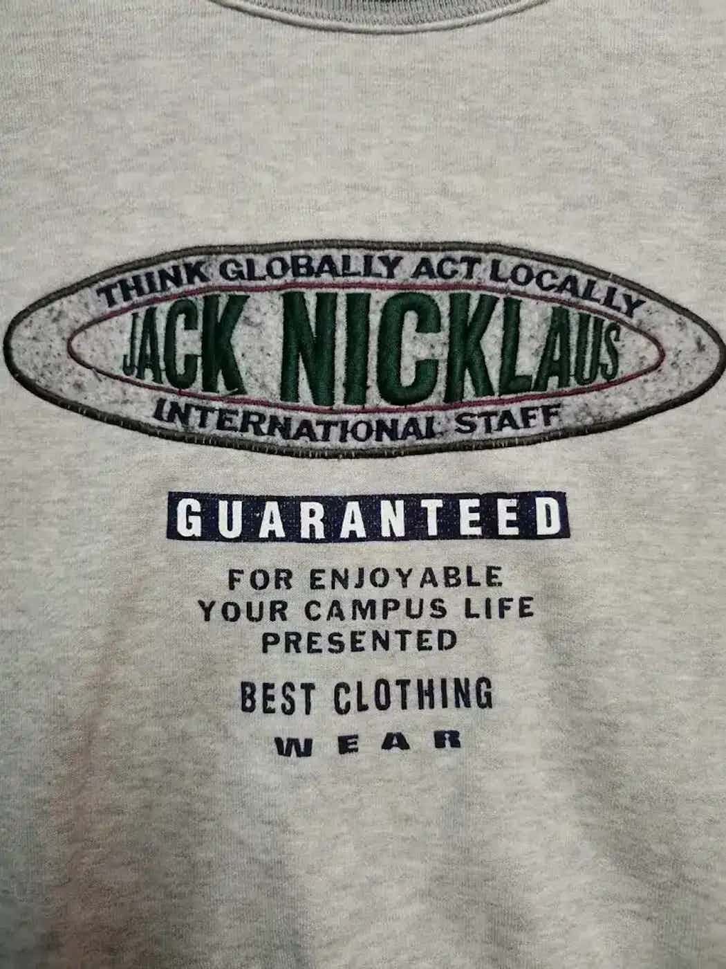 Other Vintage Jack Nicklaus Big Logo Sweatshirt Size US L / EU 52-54 / 3 - 2 Thumbnail