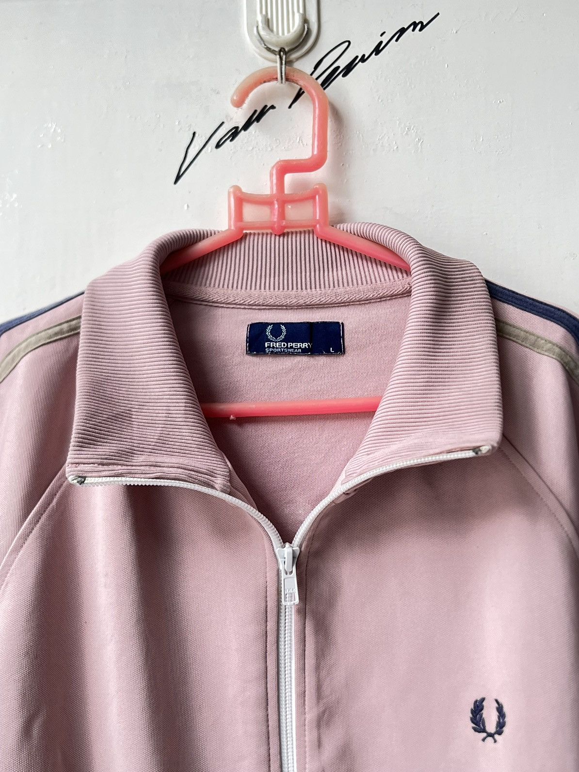 Fred Perry PRED PERRY Sportswear Pink Jacket Size US L / EU 52-54 / 3 - 4 Thumbnail