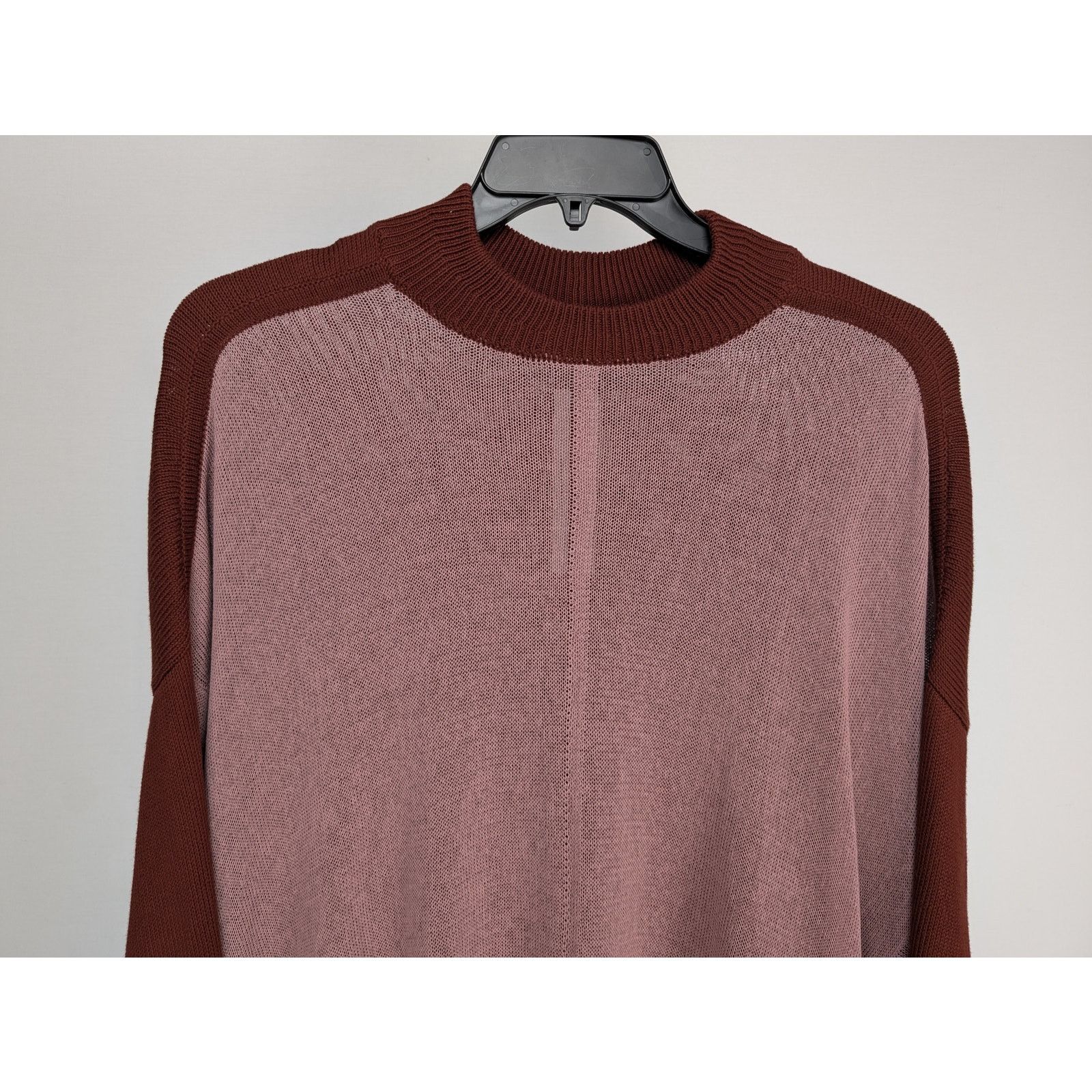 Rick Owens o1rshd1 Combo Crewneck Sweat Sweatshirt Henna / Dusty Pink Size US XL / EU 56 / 4 - 3 Thumbnail