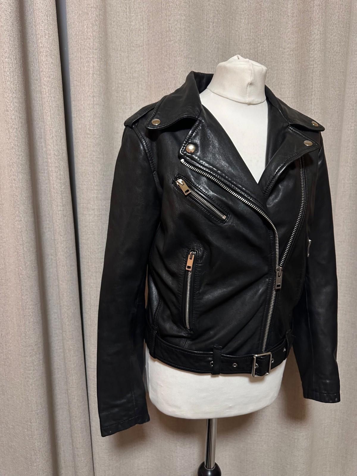Diesel Diesel Women’s Leather Biker Jacket Black Size S Size S / US 4 / IT 40 - 3 Thumbnail