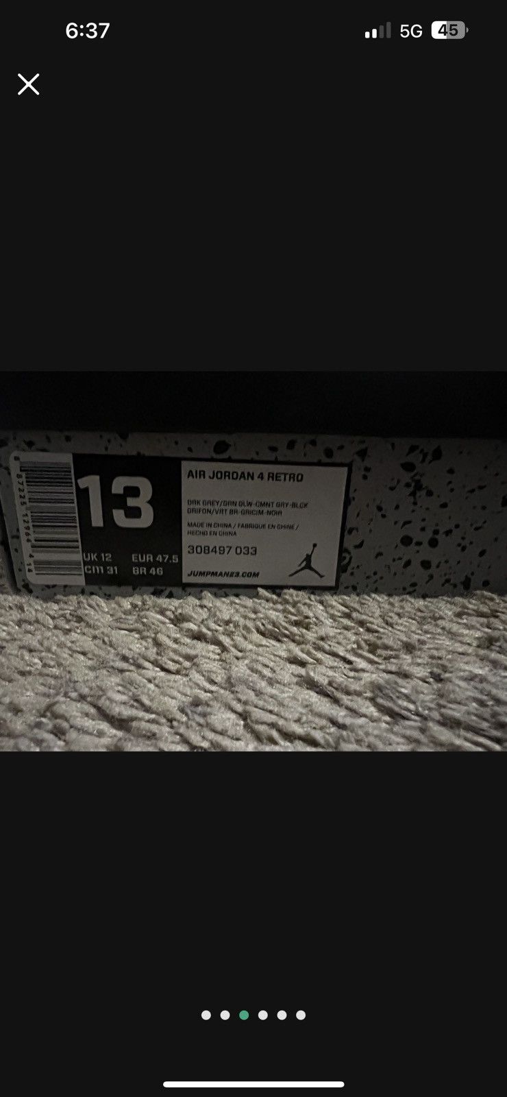 Jordan Brand Air Jordan 6 retro Size US 13 / EU 46 - 6 Thumbnail