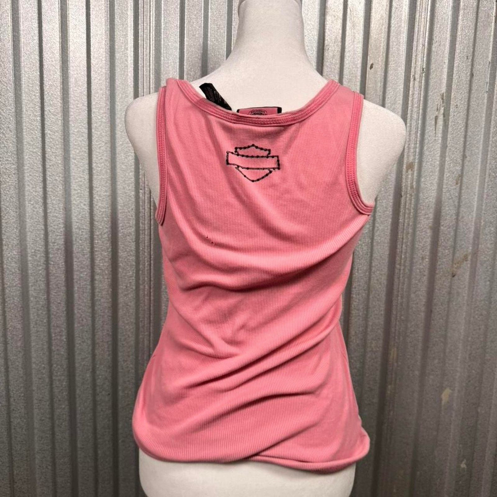 Harley Davidson Pink henley Harley Davidson Rhinestone Tank Top Size S / US 4 / IT 40 - 5 Thumbnail