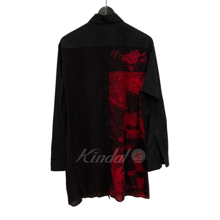 Yohji Yamamoto BLACK Scandal Yohji Yamamoto 19ss back print shirt