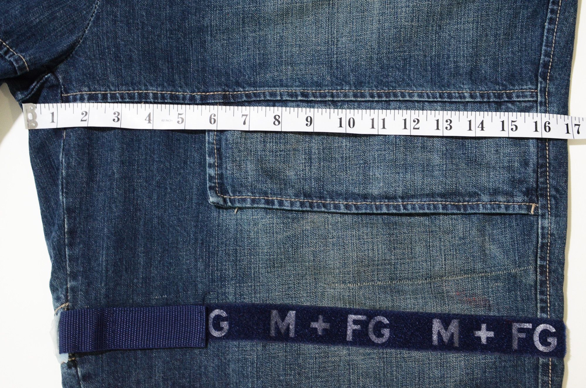 Marithe + Francois Girbaud M+FG W44 Cargo Jorts Y2K Hip Hop 2006 Craft Size US 44 / EU 60 - 15 Thumbnail