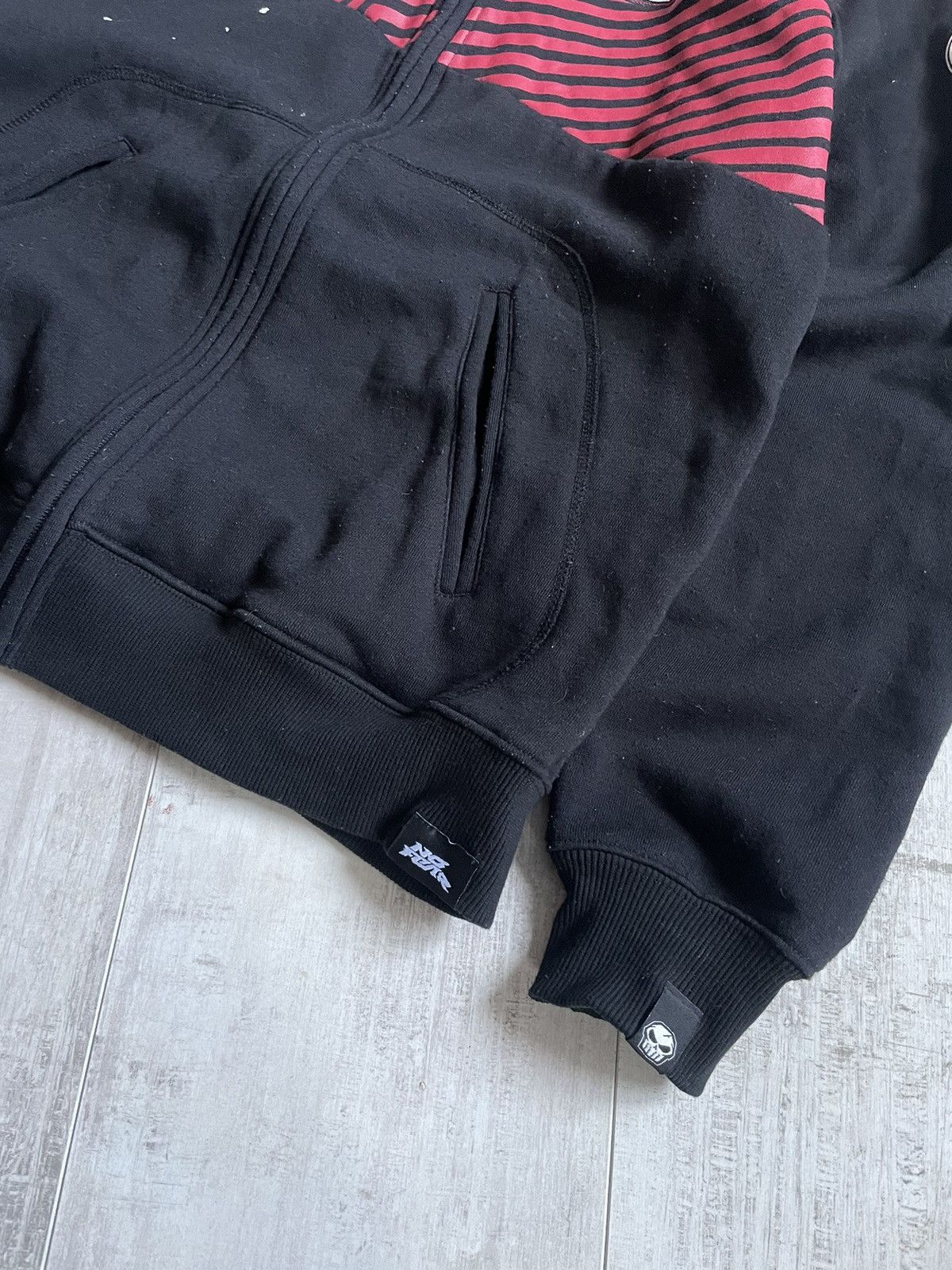 No Fear × Vintage Vintage No Fear Y2K Hoodie Skull Patch Logo X3 VERY RARE Size US S / EU 44-46 / 1 - 6 Thumbnail