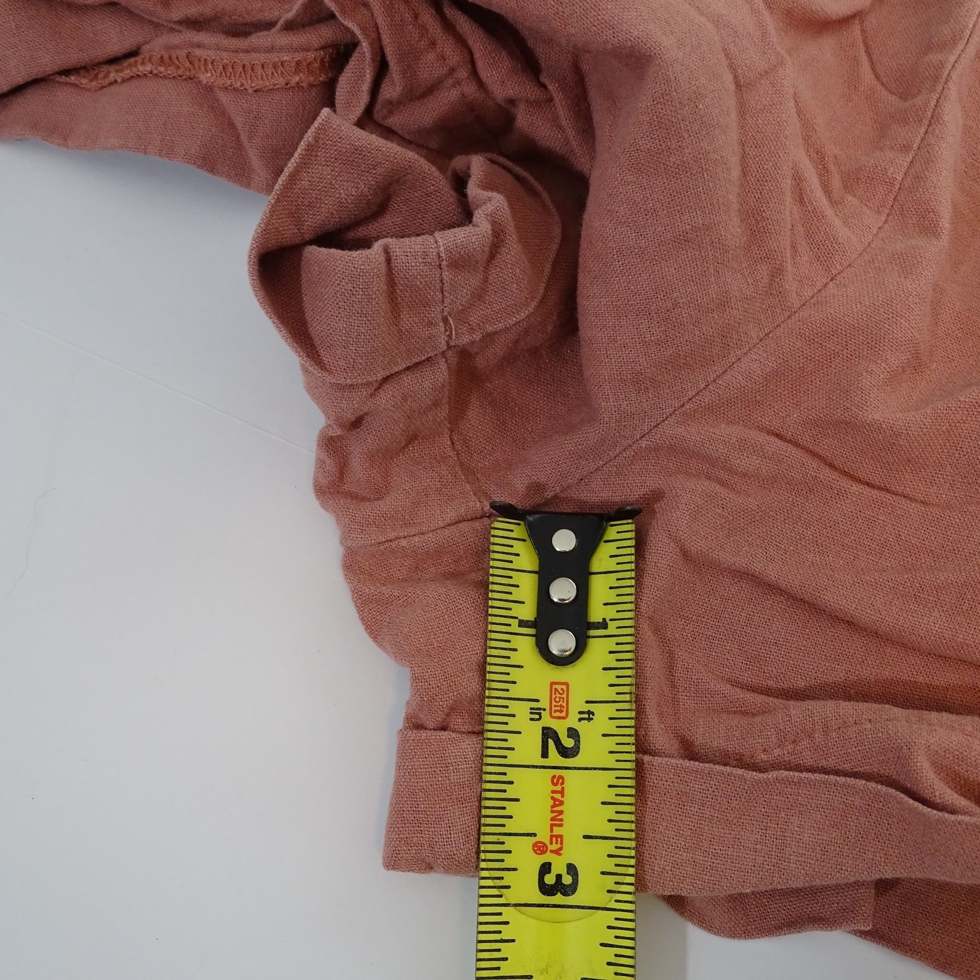 Other Love Tree Women Pink Linen Blend Shorts Size L Casual Summer Size 30" / US 8 / IT 44 - 10 Thumbnail
