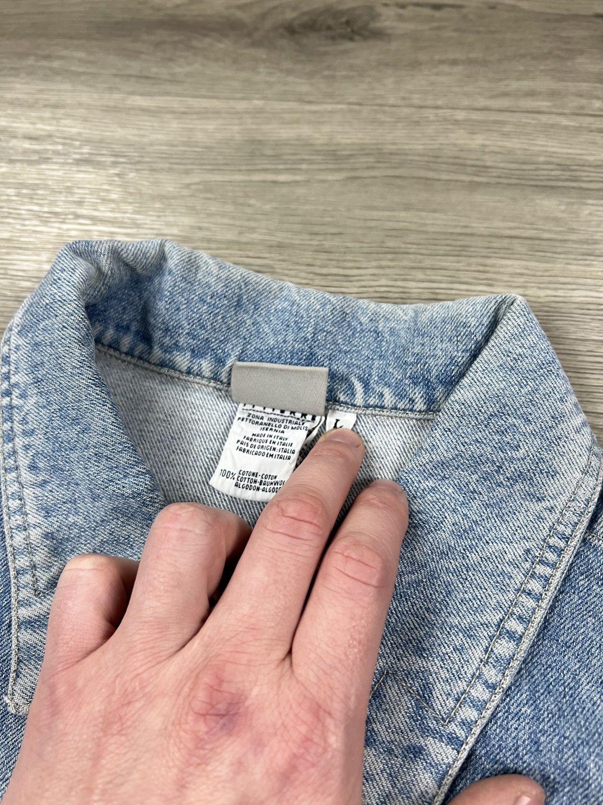 Versace Jeans Couture Versace Jeans Couture Blue Denim Button Front Jacket L Size US L / EU 52-54 / 3 - 6 Thumbnail
