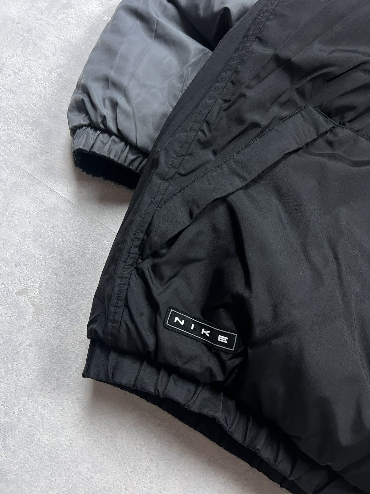 Nike 90s Nike Double Swoosh Vintage Drill Oversized Puffer Jacket Size US XL / EU 56 / 4 - 11 Thumbnail