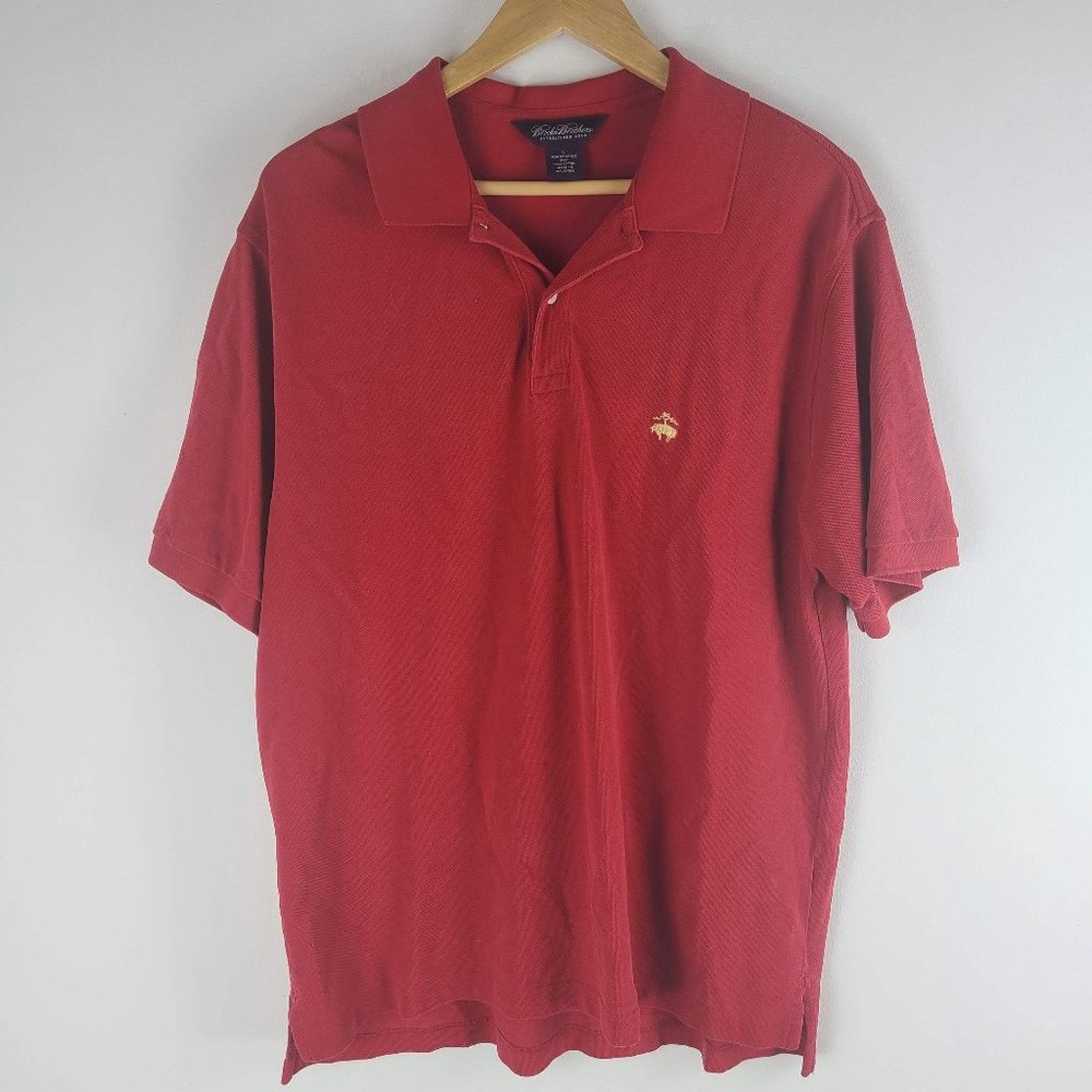 Brooks Brothers Brooks Brothers Performance Knit Polo Shirt Short Sleeve Size US L / EU 52-54 / 3 - 2 Thumbnail