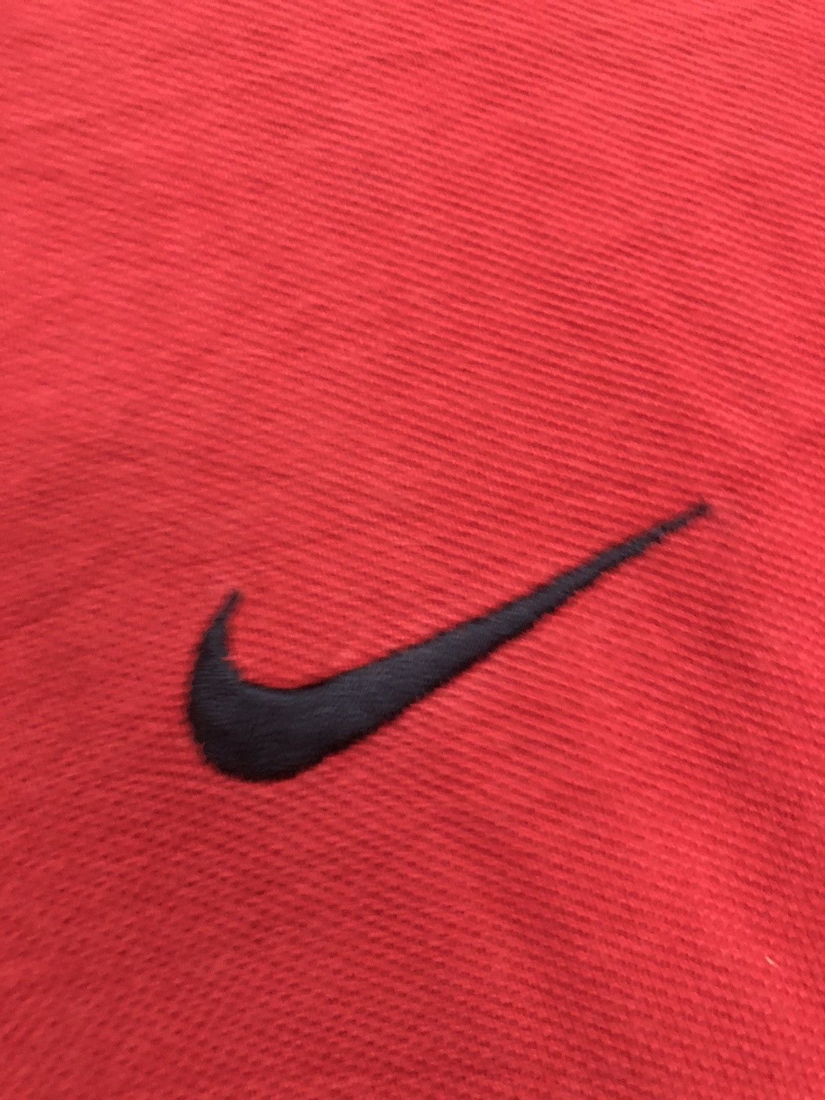 Nike × Vintage Vintage y2k Nike Swoosh red long sleeve Size US XL / EU 56 / 4 - 5 Thumbnail