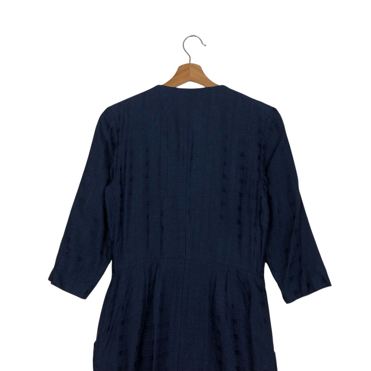 Designer × Yves Saint Laurent 📌Vintage Yves Saint Laurent Dress Rich Blue Size XS / US 0-2 / IT 36-38 - 11 Thumbnail