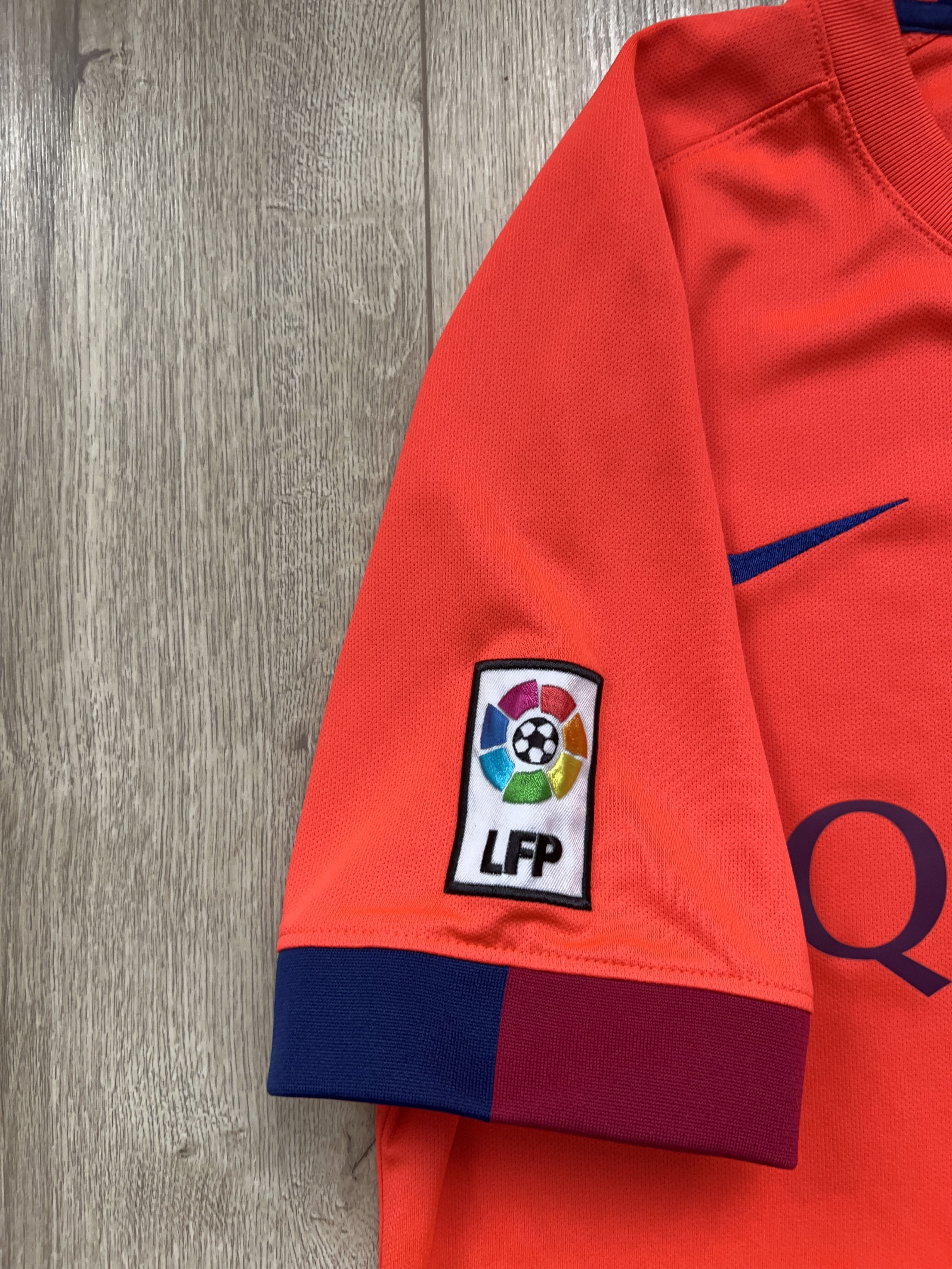 Nike FCB 2014 2015 Away Football Soccer Kit Set Jersey Shorts Size US M / EU 48-50 / 2 - 7 Thumbnail