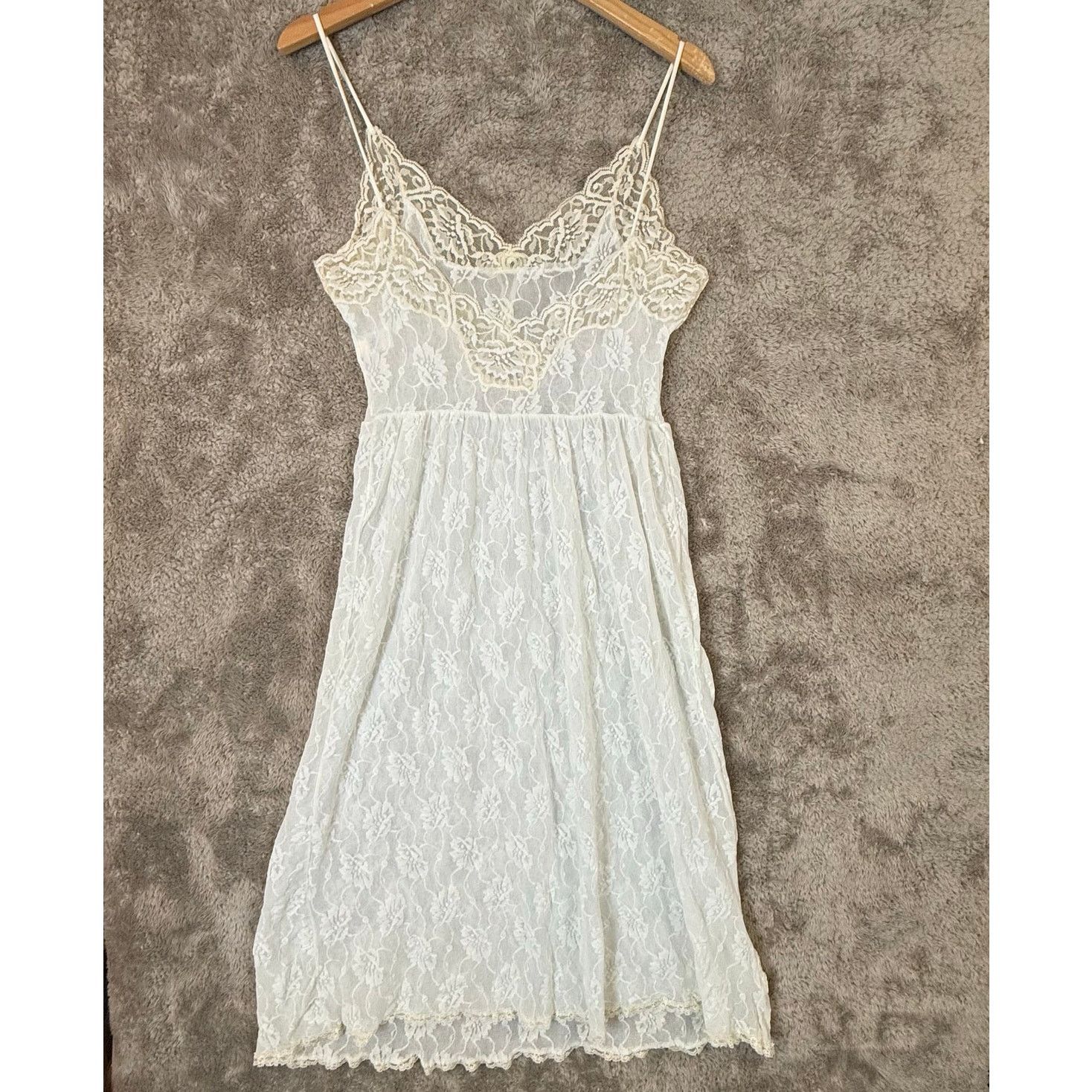 Victoria's Secret Victoria Secret VTG Gold Label Stretch Lace Slip Gown Dress Size M / US 6-8 / IT 42-44 - 2 Thumbnail
