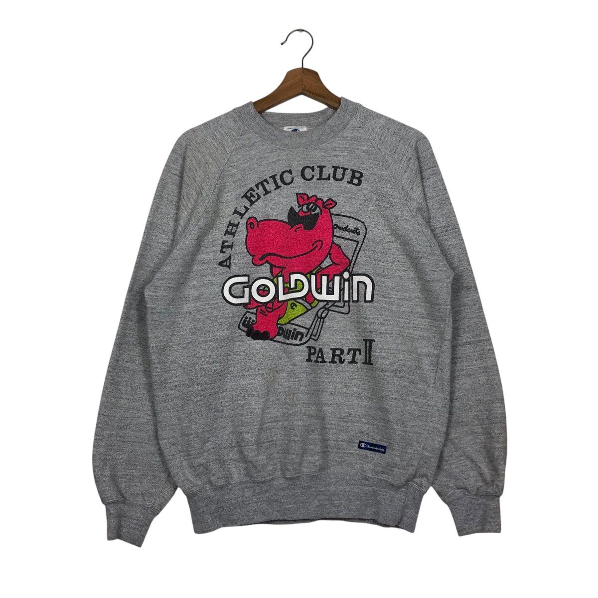 Champion × Japanese Brand × Vintage 📌Vintage Sweatshirt Crewneck Champion Athletic Club Goldwin Size US L / EU 52-54 / 3 - 2 Thumbnail