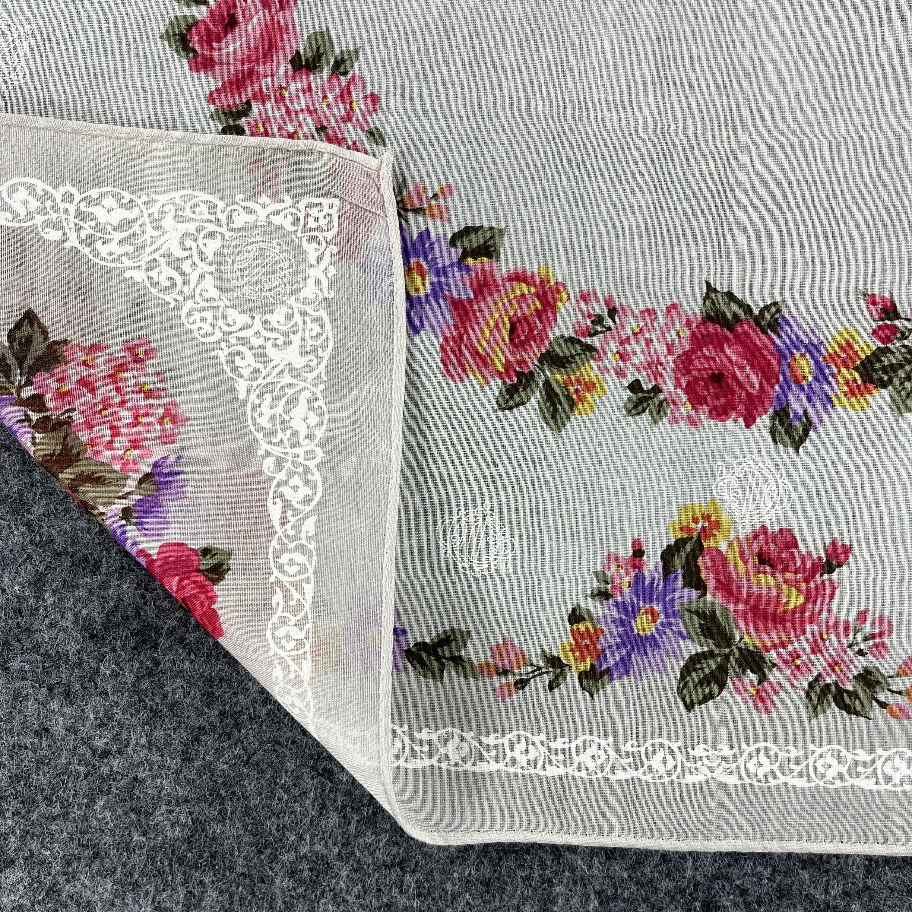 Vintage Christian Dior Handkerchief / Bandana / Neckerchief B094 Size ONE SIZE - 10 Thumbnail