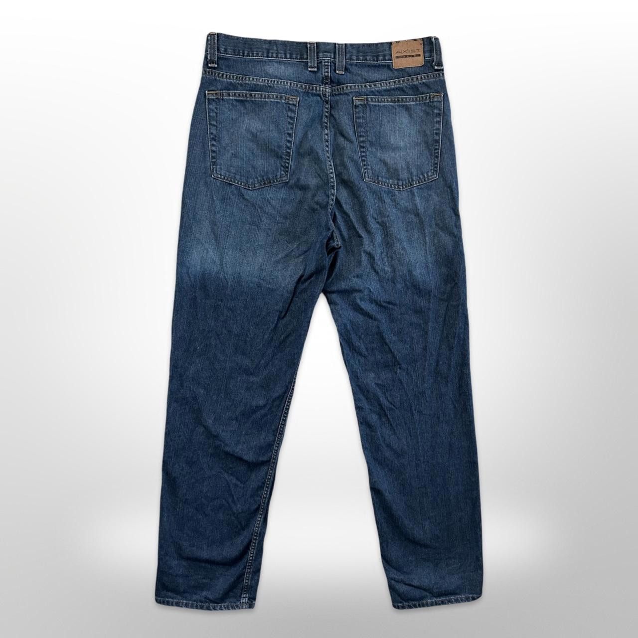 Axist × Vintage Axist Relaxed Fit Navy Straight Leg Jeans Size US 36 / EU 52 - 2 Thumbnail