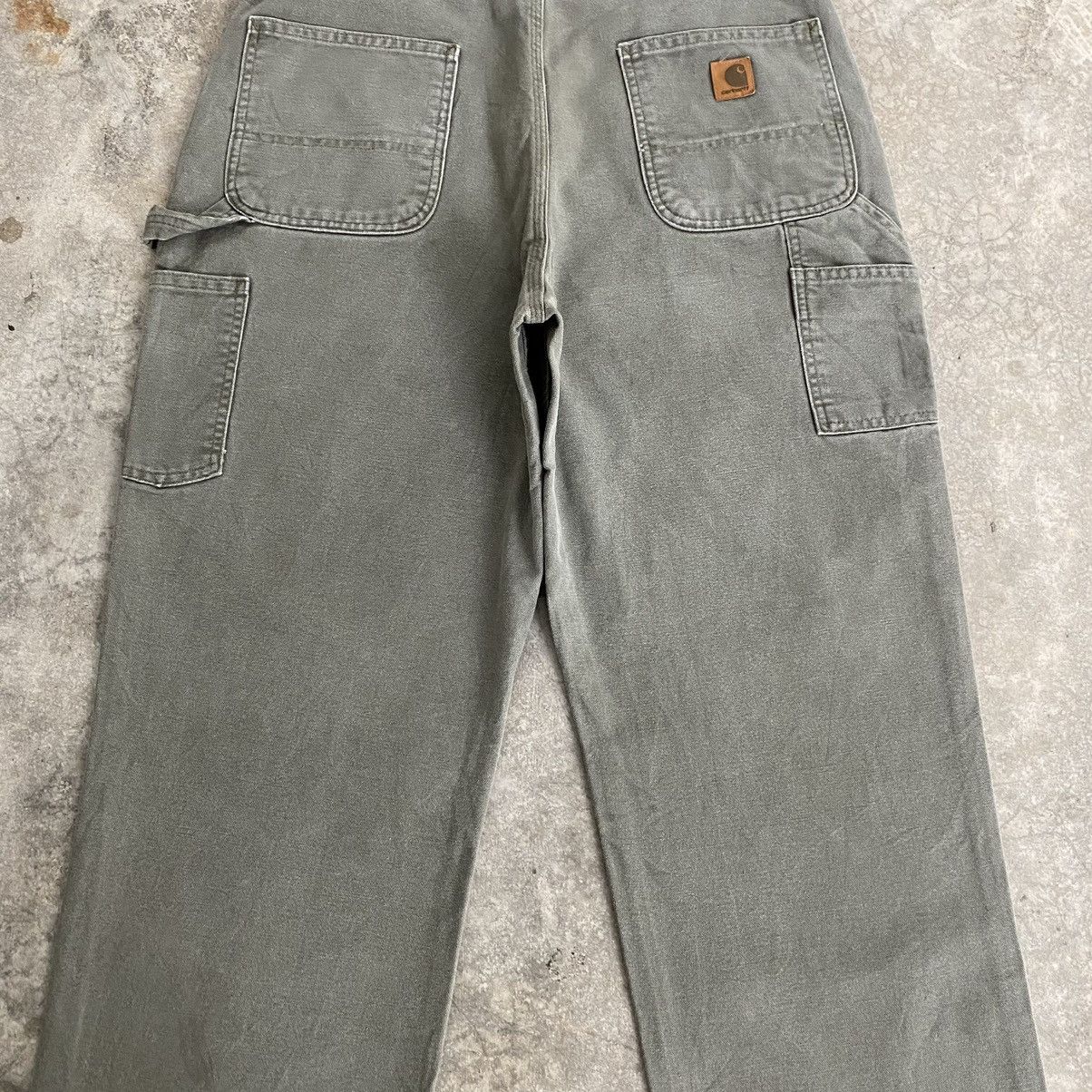 Carhartt VTG Carhartt Moss Green Carpenter Work Pants Size US 35 - 17 Thumbnail
