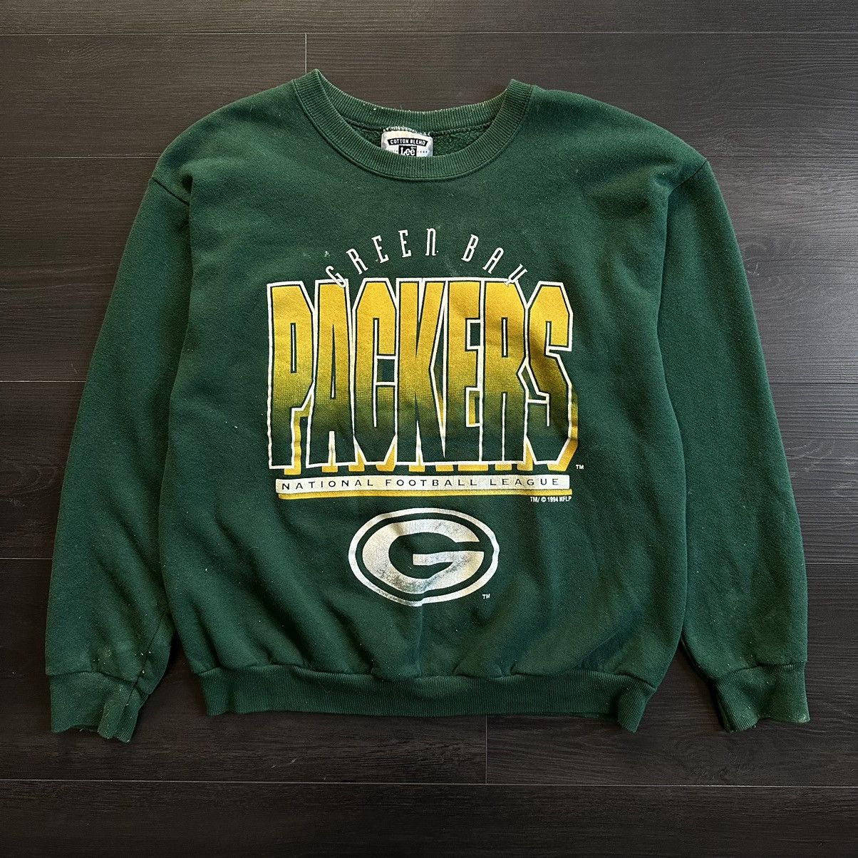 Vintage Vintage 90s Green Bay Packers Wisconsin Football Crewneck Size US L / EU 52-54 / 3 - 2 Thumbnail