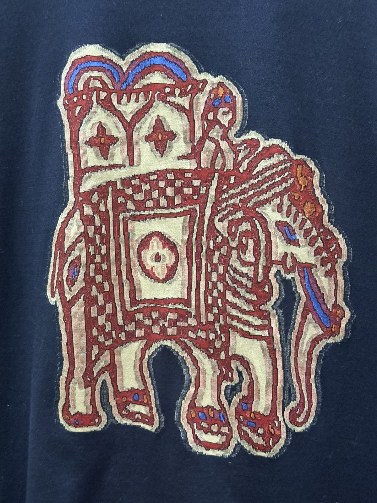 Louis Vuitton SS2015 Louis Vuitton Brown Elephant Monogram Tshirt Size US S / EU 44-46 / 1 - 5 Thumbnail
