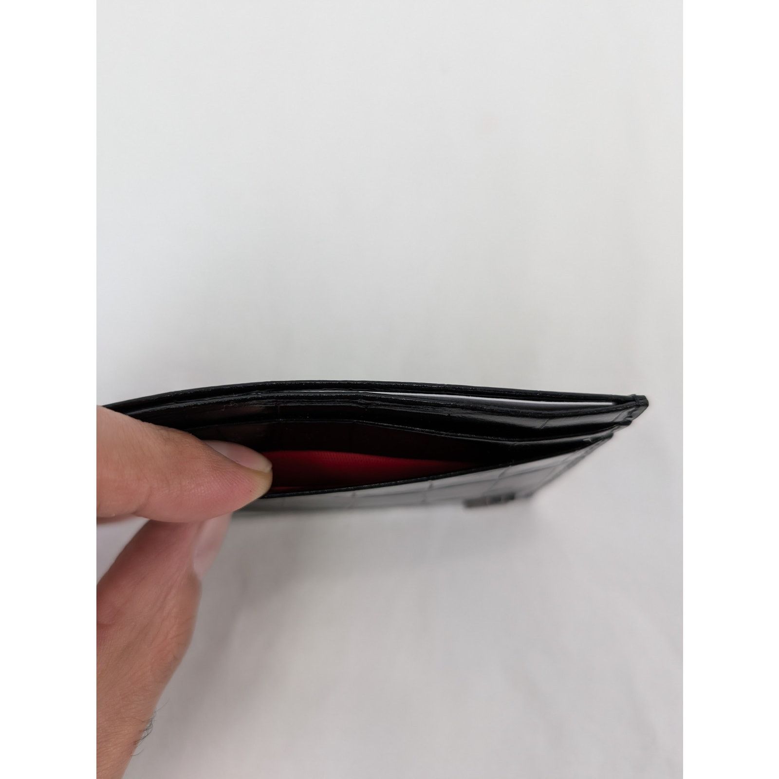 Christian Louboutin o1rshd1 Size: OS / Calf Ali/Happy Rui Logo Card Holder Black Size ONE SIZE - 5 Thumbnail