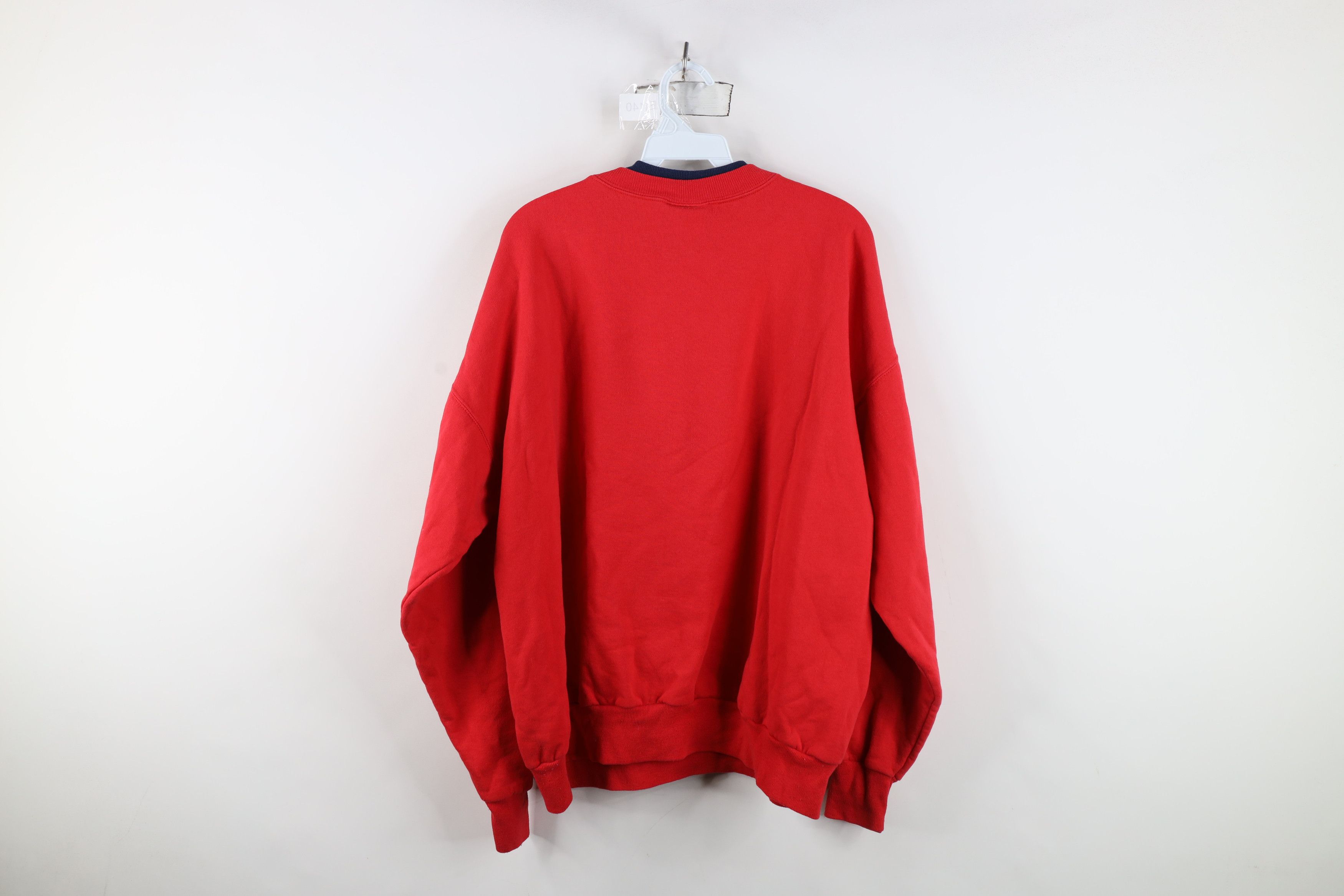 Vintage Vintage 90s Streetwear Christmas Holidays Cat Sweatshirt Size XL / US 12-14 / IT 48-50 - 12 Thumbnail