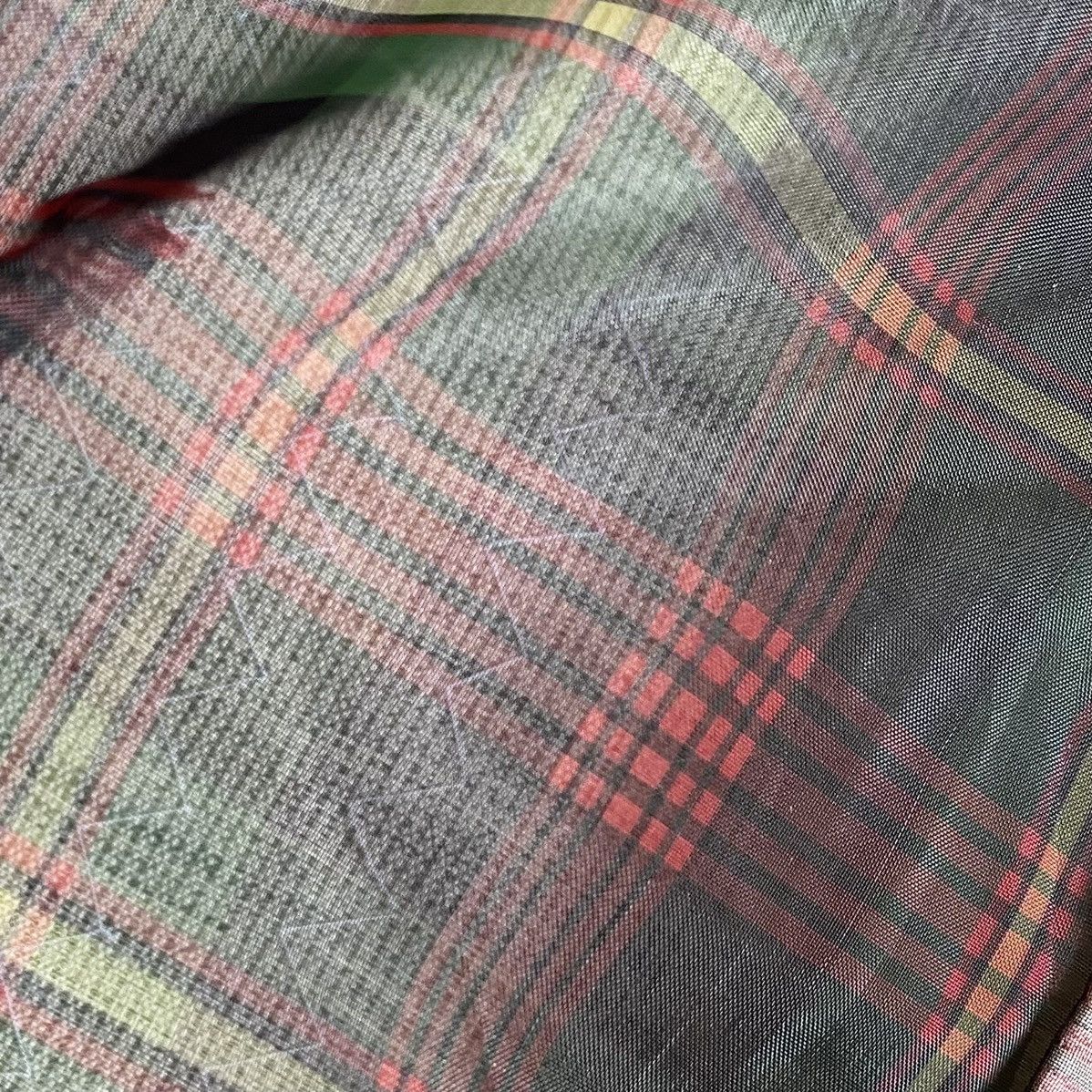Issey Miyake Vintage SS96 Runway Translucent Tartan Plaid Jacket Size US M / EU 48-50 / 2 - 10 Thumbnail