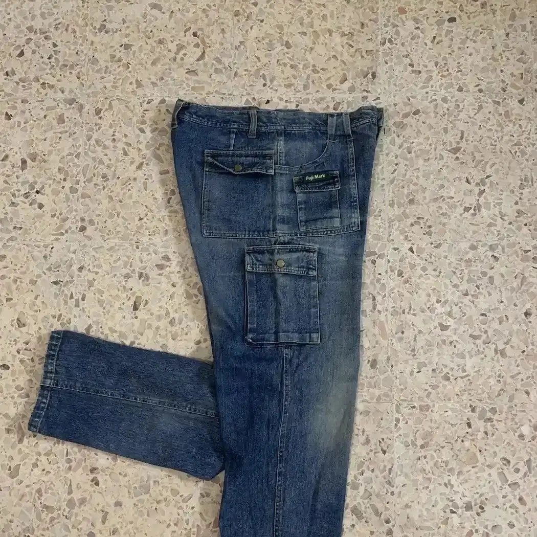 Hiroshi Fujiwara Japanese FUJI MARK Utility Jeans Trousers Cargo Pants W32 Size US 32 / EU 48 - 14 Thumbnail