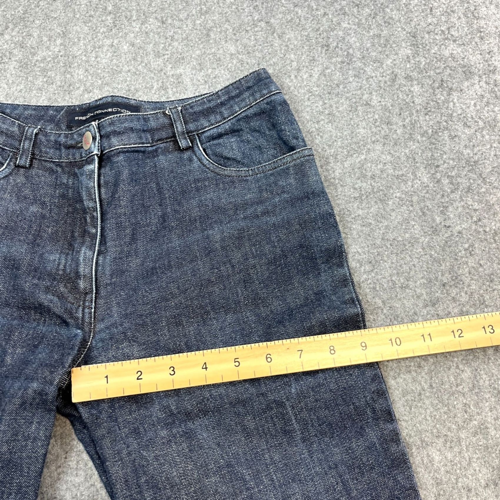 French Connection VINTAGE French Connection Jeans Bootcut Womens 8 Blue Denim 27 32 UK 8 5-Pocket Design Womens Shirts Jeans Boots? Size 30" / US 8 / IT 44 - 5 Thumbnail