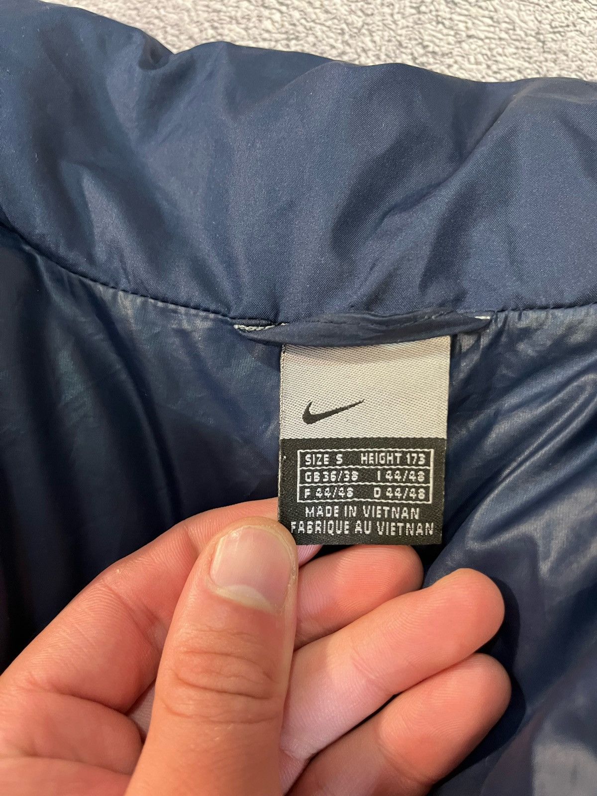 Nike Nike Men’s Down Jacket Puffer Winter Vintage Blue Mini Logo Size US S / EU 44-46 / 1 - 8 Thumbnail