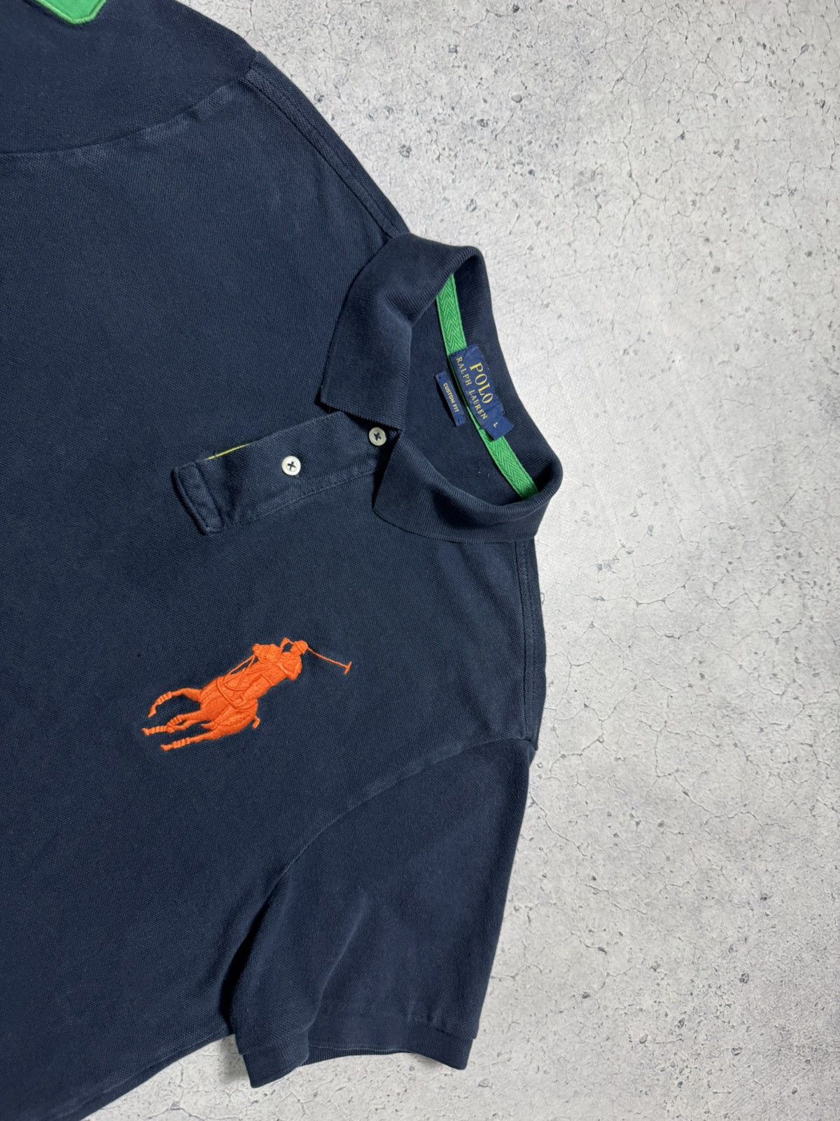 Polo Ralph Lauren Polo Ralph Lauren Big Pony #3 Vintage Polo Shirt PRL Size US L / EU 52-54 / 3 - 4 Thumbnail