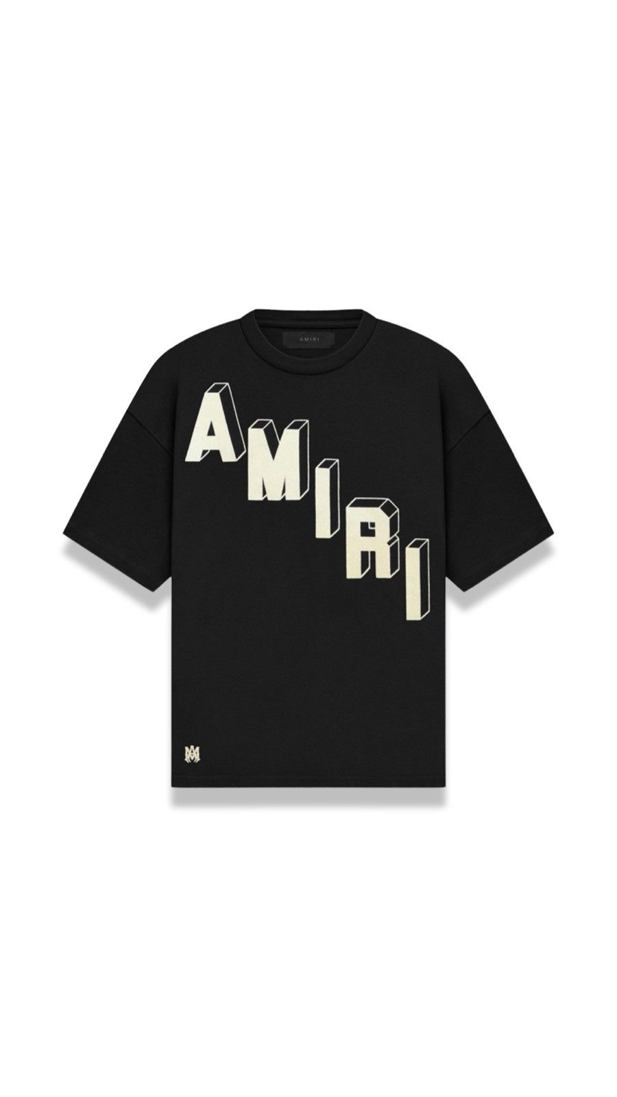 image of Amiri Hockey Logo T Shirt in Black, Men's (Size Medium)