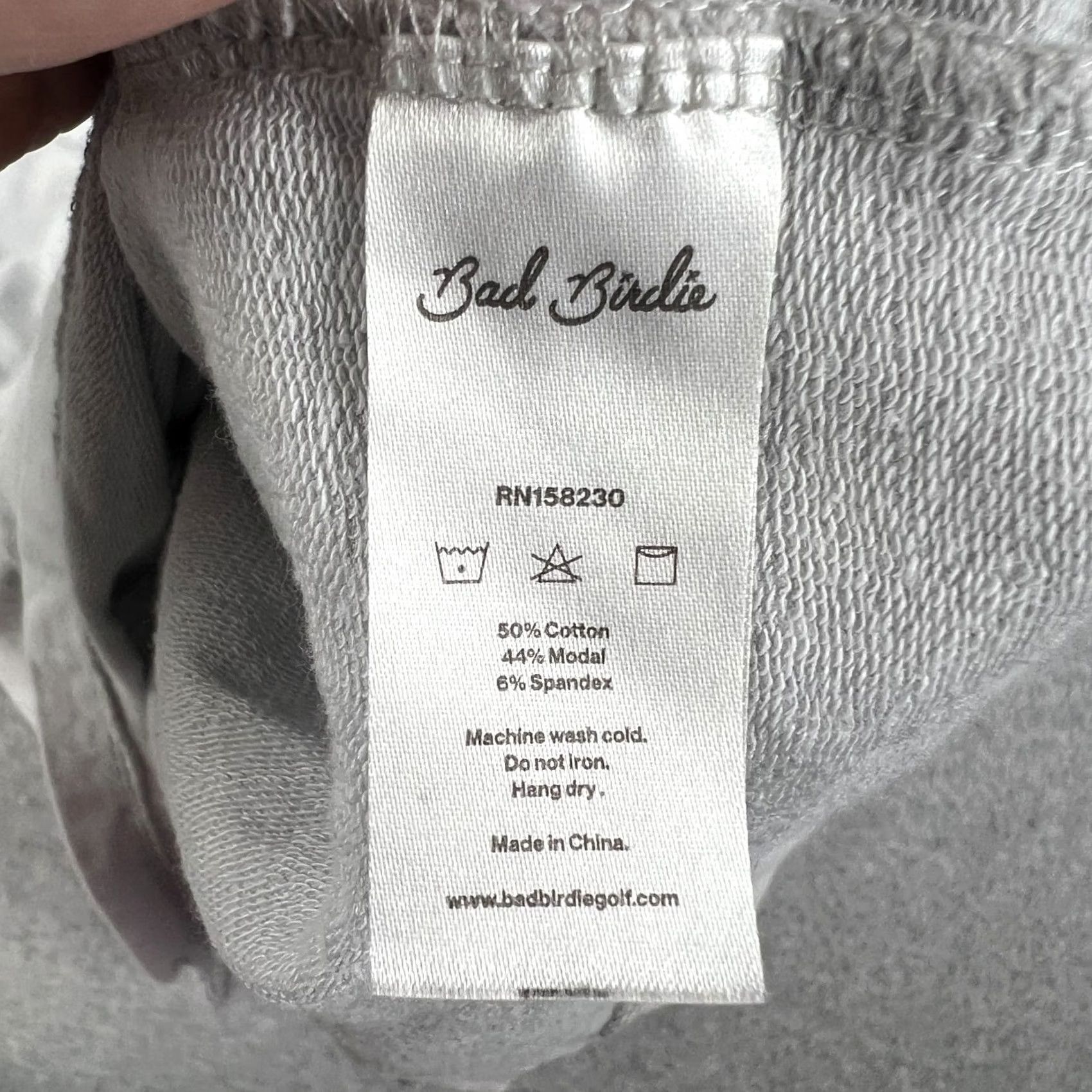 Vintage Bad Birdie Quarter Zip Golf Performance Stretch Pullover Medium Mens Grey Shirt Size US M / EU 48-50 / 2 - 4 Thumbnail