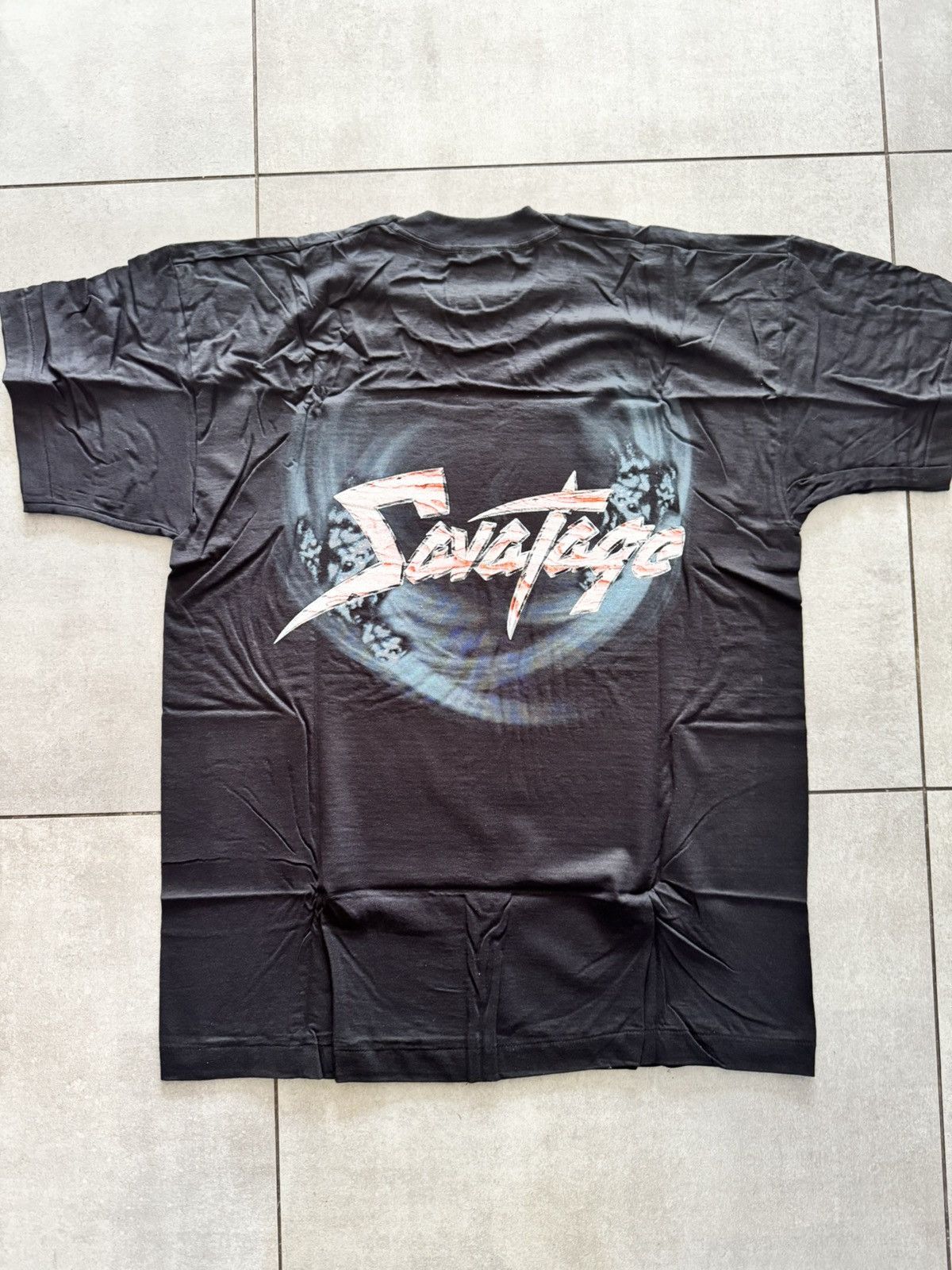 Band Tees 1993 Savatage Edge Of Thorn Vintage Band Tee Size US XL / EU 56 / 4 - 2 Thumbnail