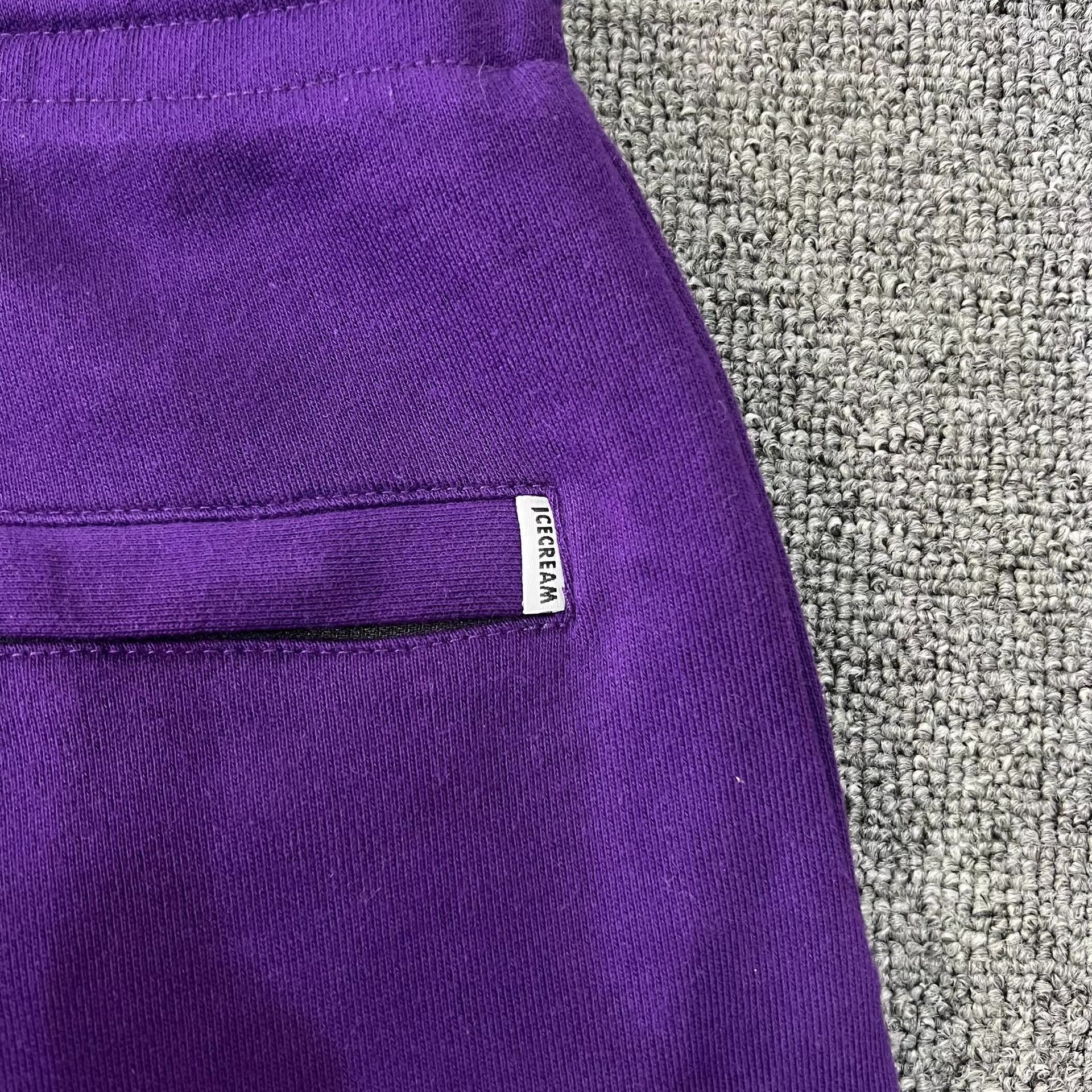 Japanese Brand BBC ICECREAM French Terry Puff Embroidery Sweatpants Q7 Size US 34 / EU 50 - 8 Thumbnail