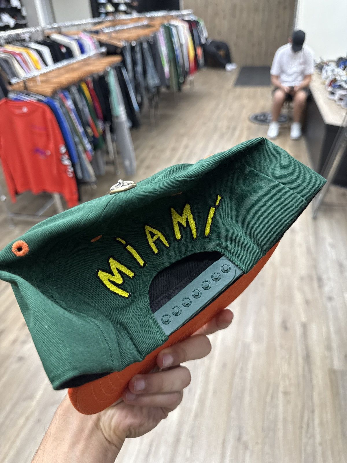 Chrome Hearts Chrome Hearts Orange Miami Trucker Hat Size ONE SIZE - 4 Thumbnail