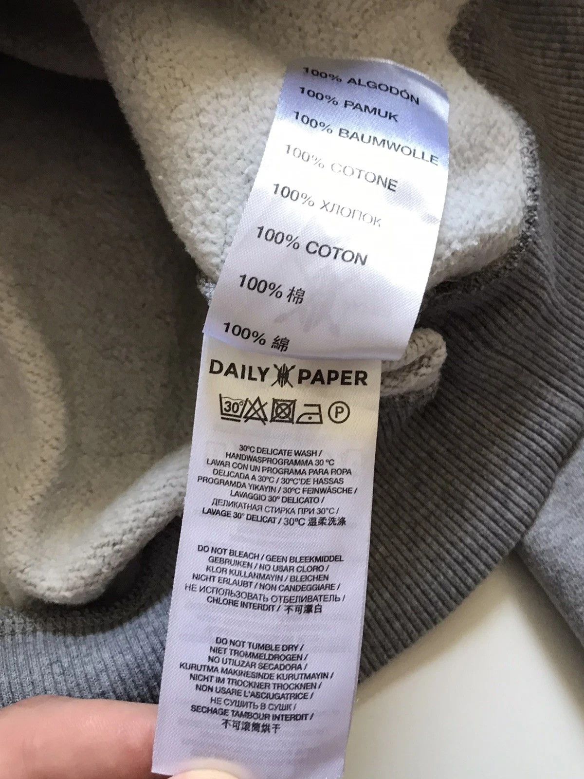 Daily Paper Daily Paper Captain Hoodie Mens Sz M Gray Size US M / EU 48-50 / 2 - 6 Thumbnail