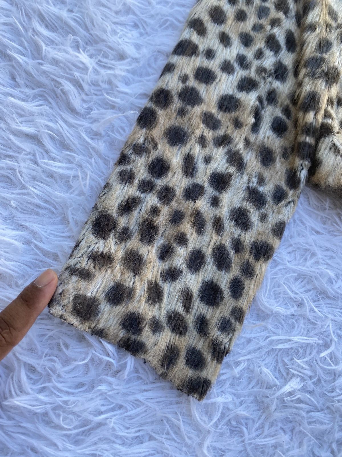 agnes b. Rare agnes b. Fur Leopard Gold Button Jacket Size M / US 6-8 / IT 42-44 - 20 Thumbnail