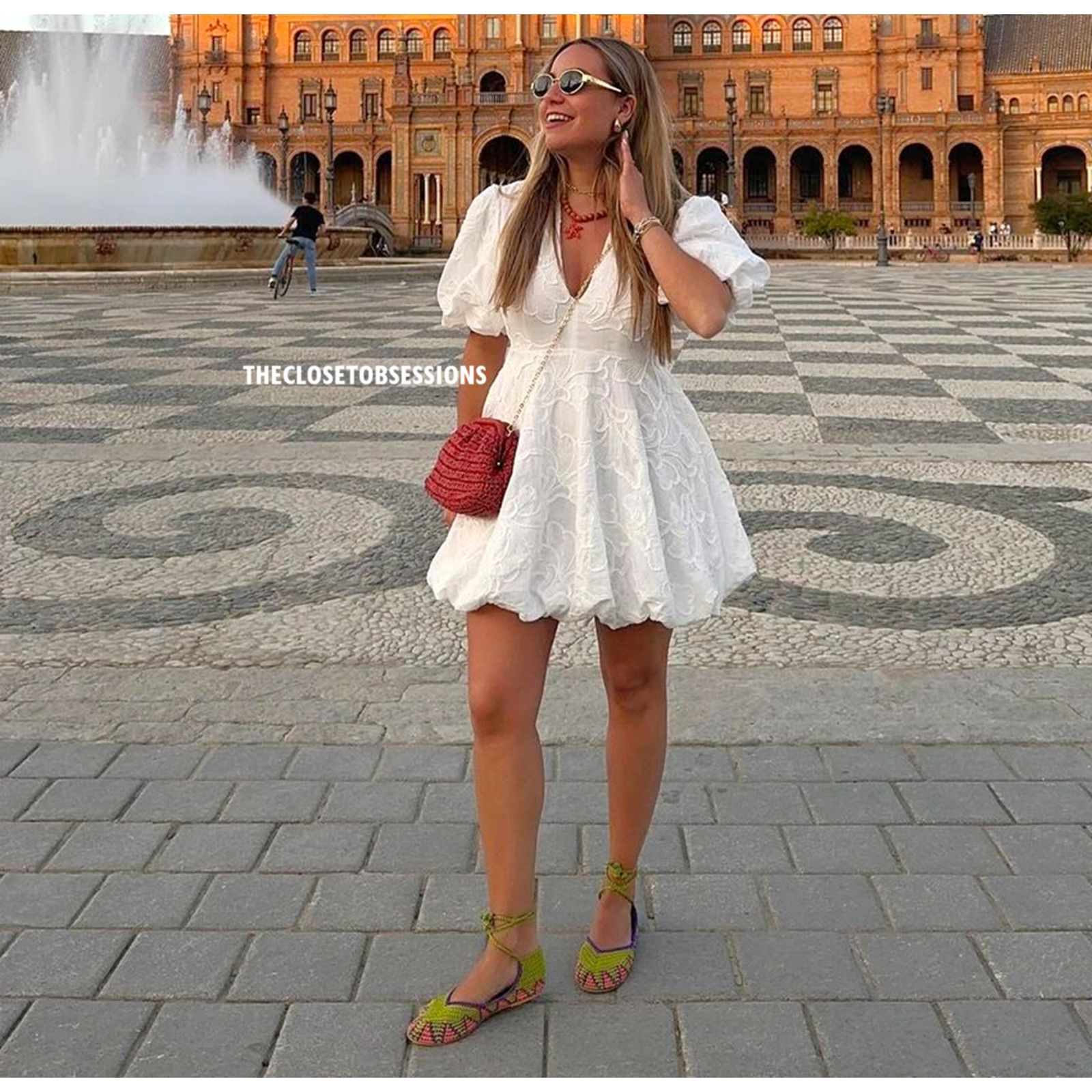 Zara RARE!!! ZARA BLOGGER FAVE!!! Balloon Hem Mini Dress NWT Size L / US 10 / IT 46 - 12 Thumbnail