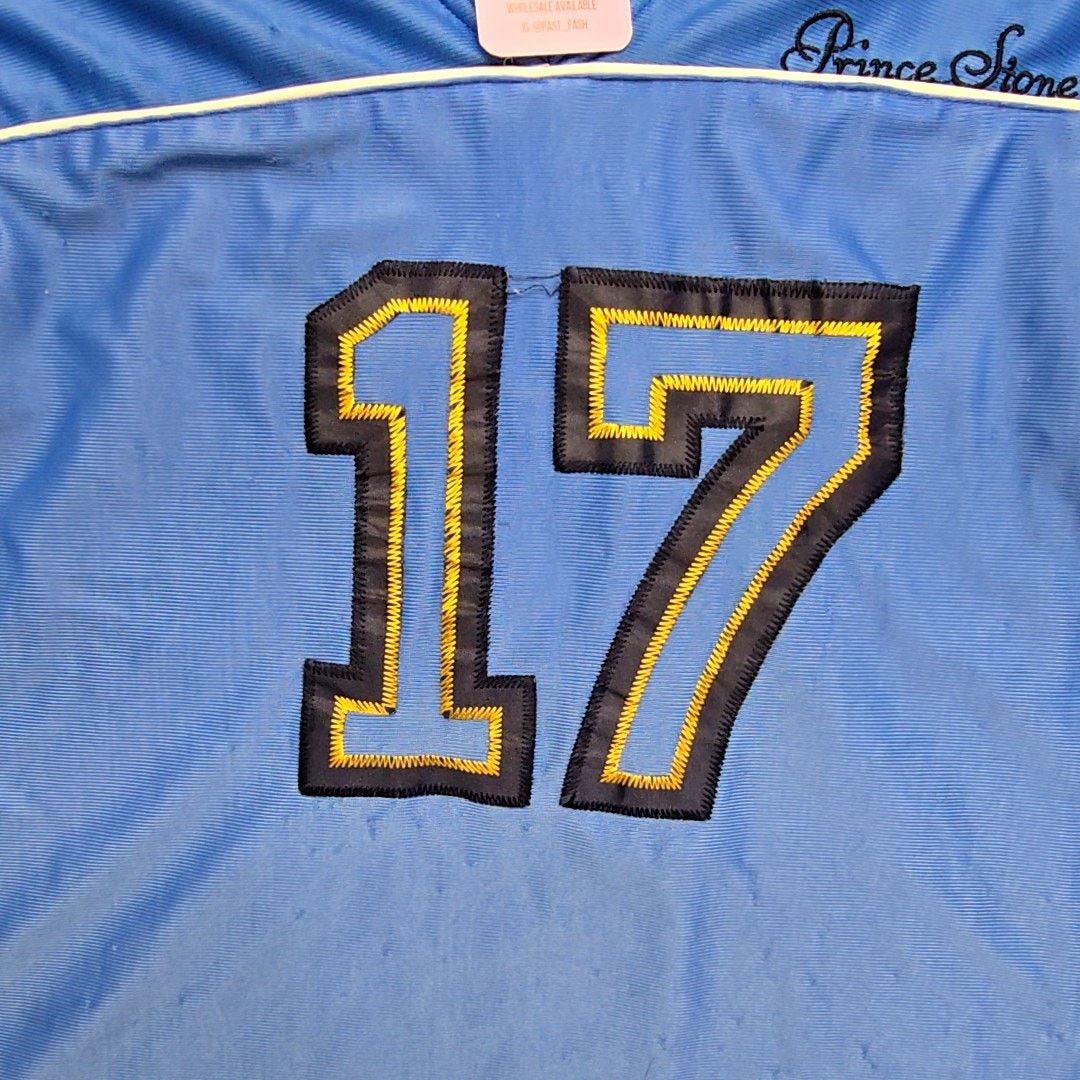 & Other Stories Vintage Denver Prince Stone Jersey #17 Blue M Sports Shirt Size US M / EU 48-50 / 2 - 5 Thumbnail