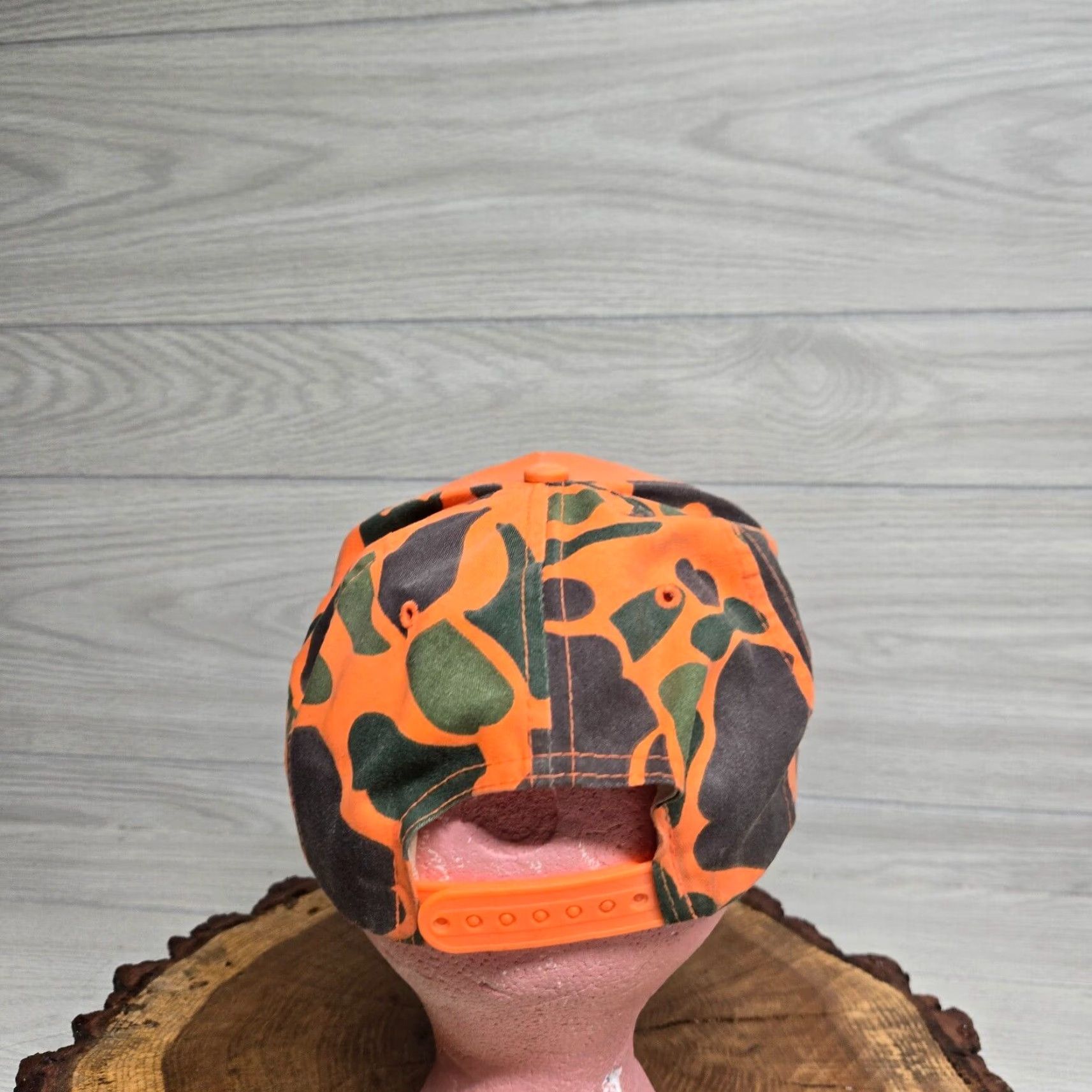 Vintage Vintage Hunting Hat Camouflage Deer Deer Hat Cap Snapback Adult Adjustable Hoss’s 2002 Orange Camo Hat Cap Snapback Adult Adjustable Size ONE SIZE - 3 Thumbnail