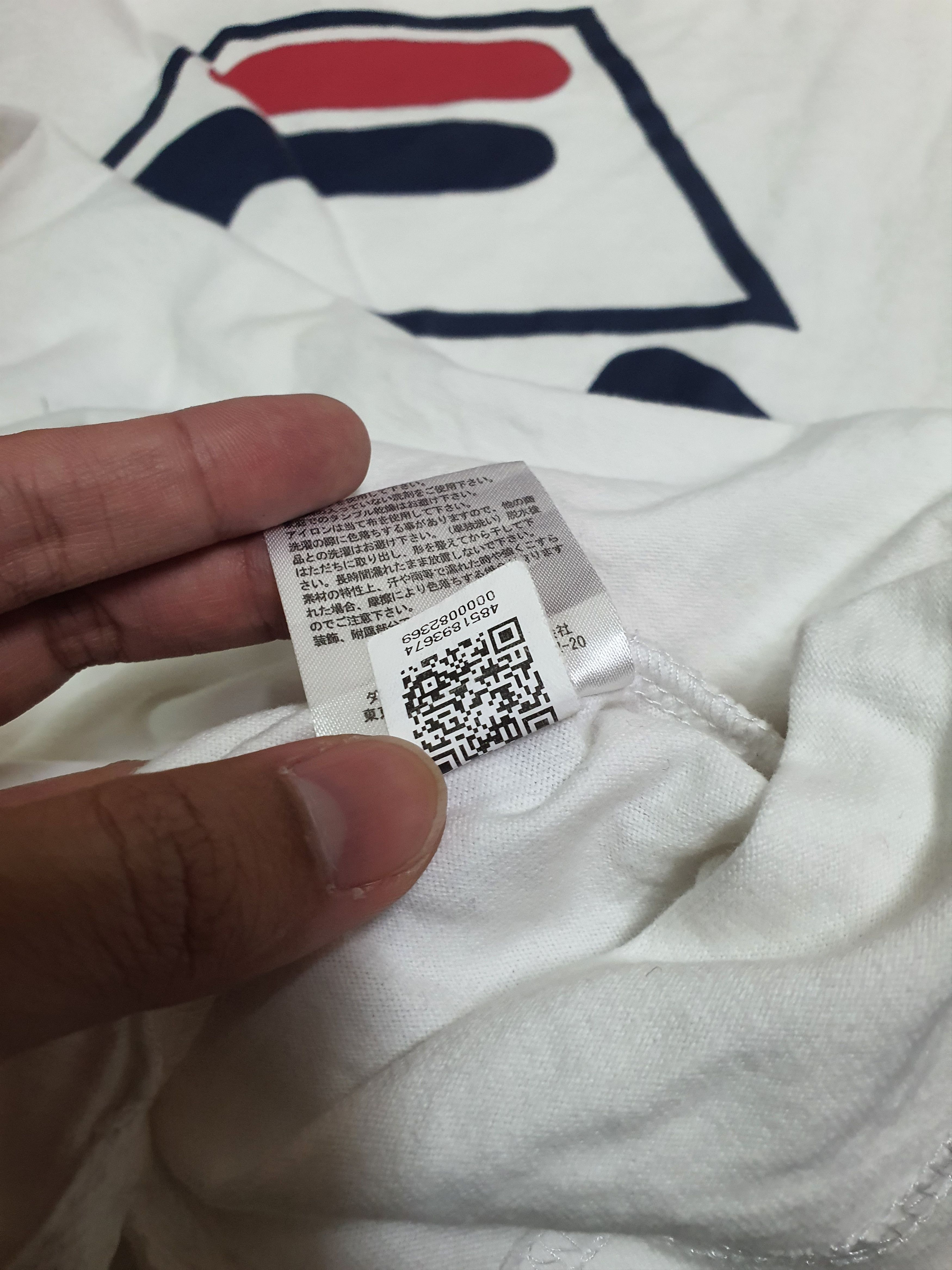 Fila Fila big logo t-shirt Size US S / EU 44-46 / 1 - 12 Thumbnail