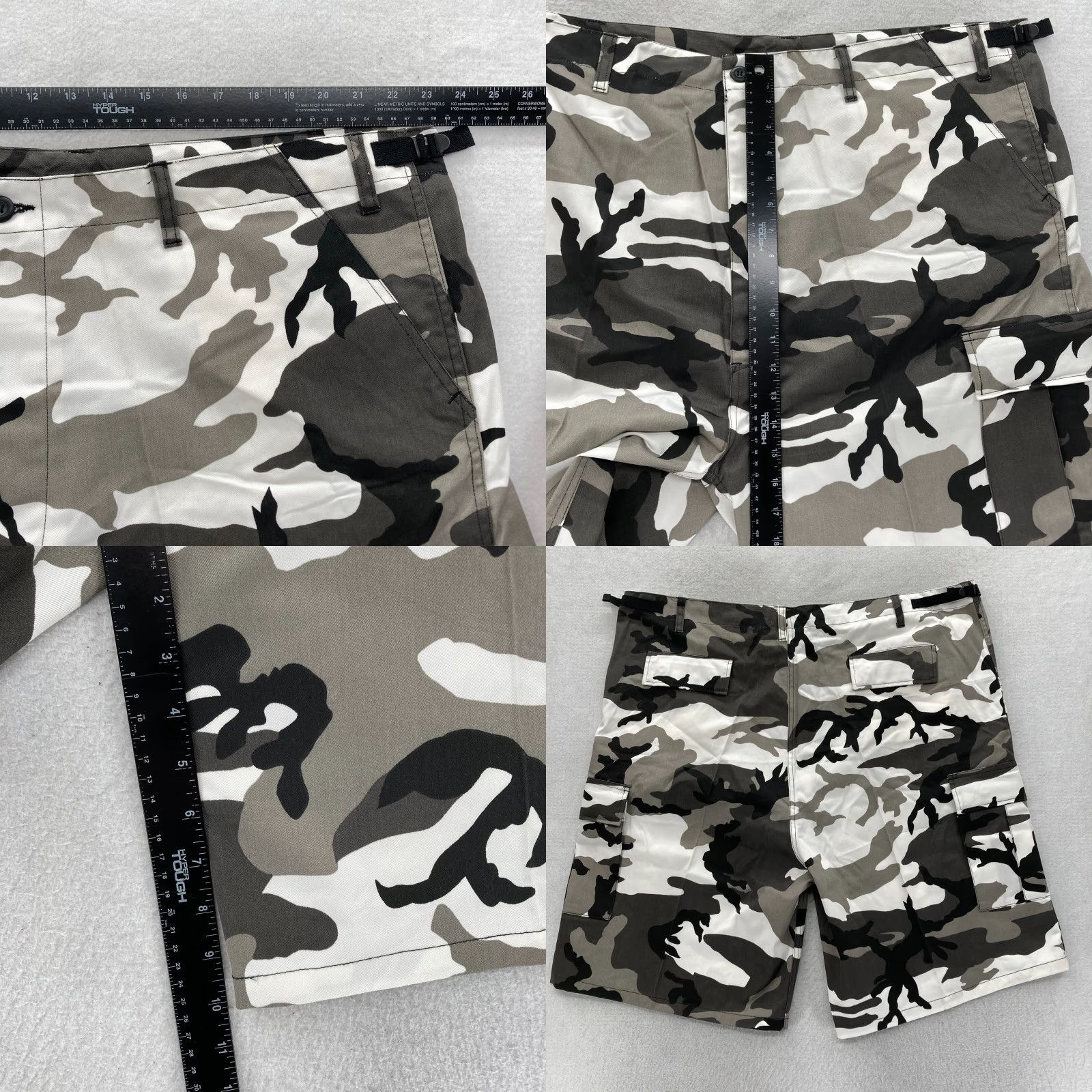 Rothco Rothco Ultra Force BDU Cargo Shorts Mens 2XL Urban Camouflage Adjustable Waist Size US 39 - 8 Thumbnail