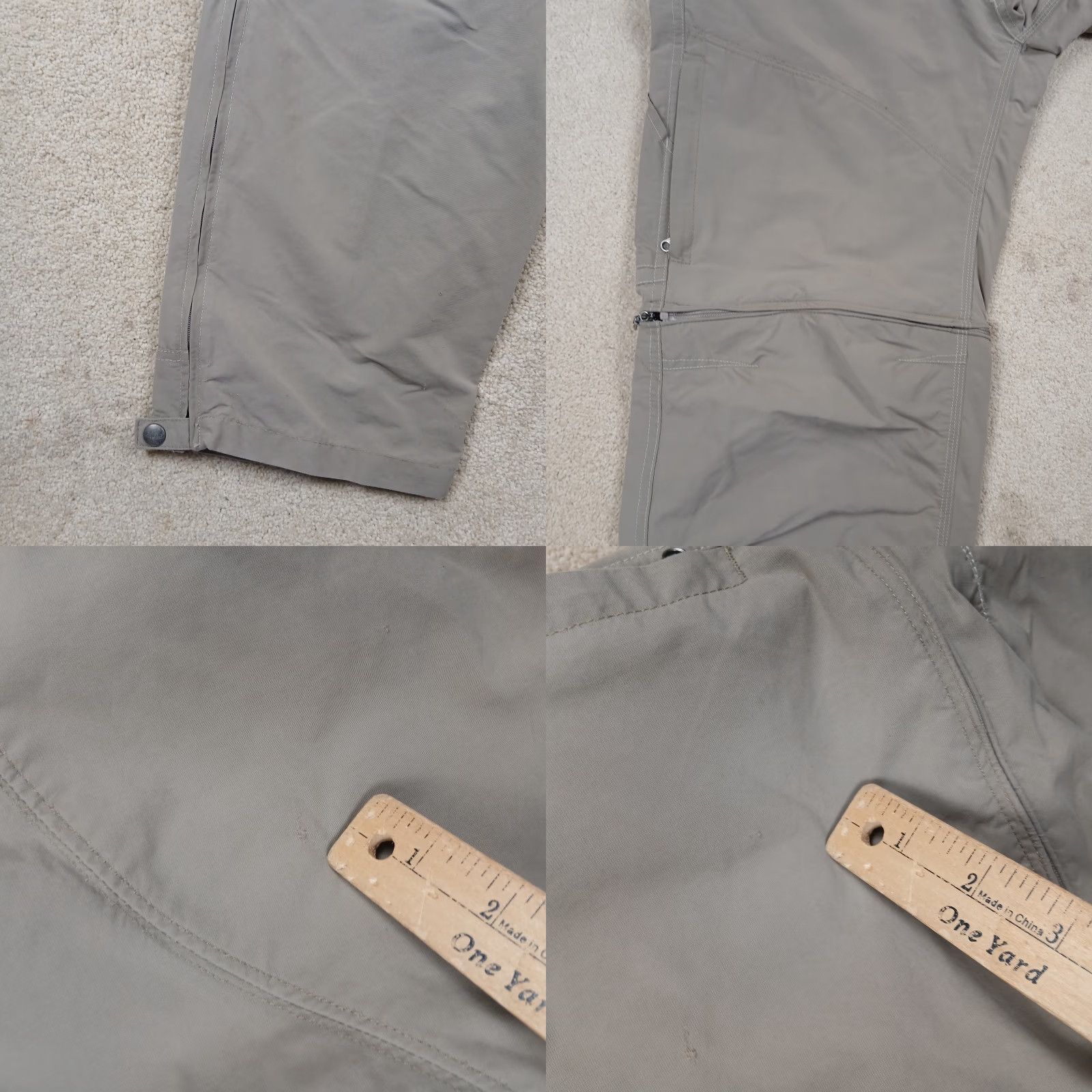 Vintage Kuhl Liberator Convertible Pants Men 30x32 Beige Cargo Pocket Logo Hiking Outdoors Ultra Stretch Regular Rise 30" Inseam 32" Size US 30 / EU 46 - 8 Thumbnail