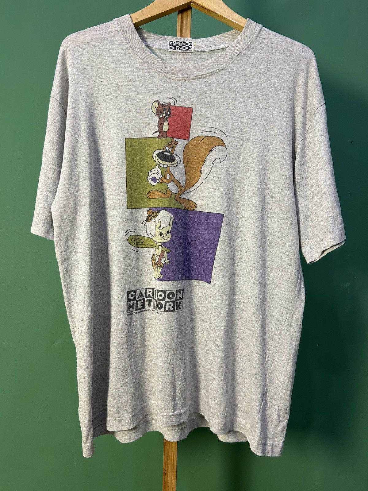 Cartoon Network Cartoon Network Jerry Screwy Squirel Bam Bam Flinstone 1997 Size US L / EU 52-54 / 3 - 1 Thumbnail