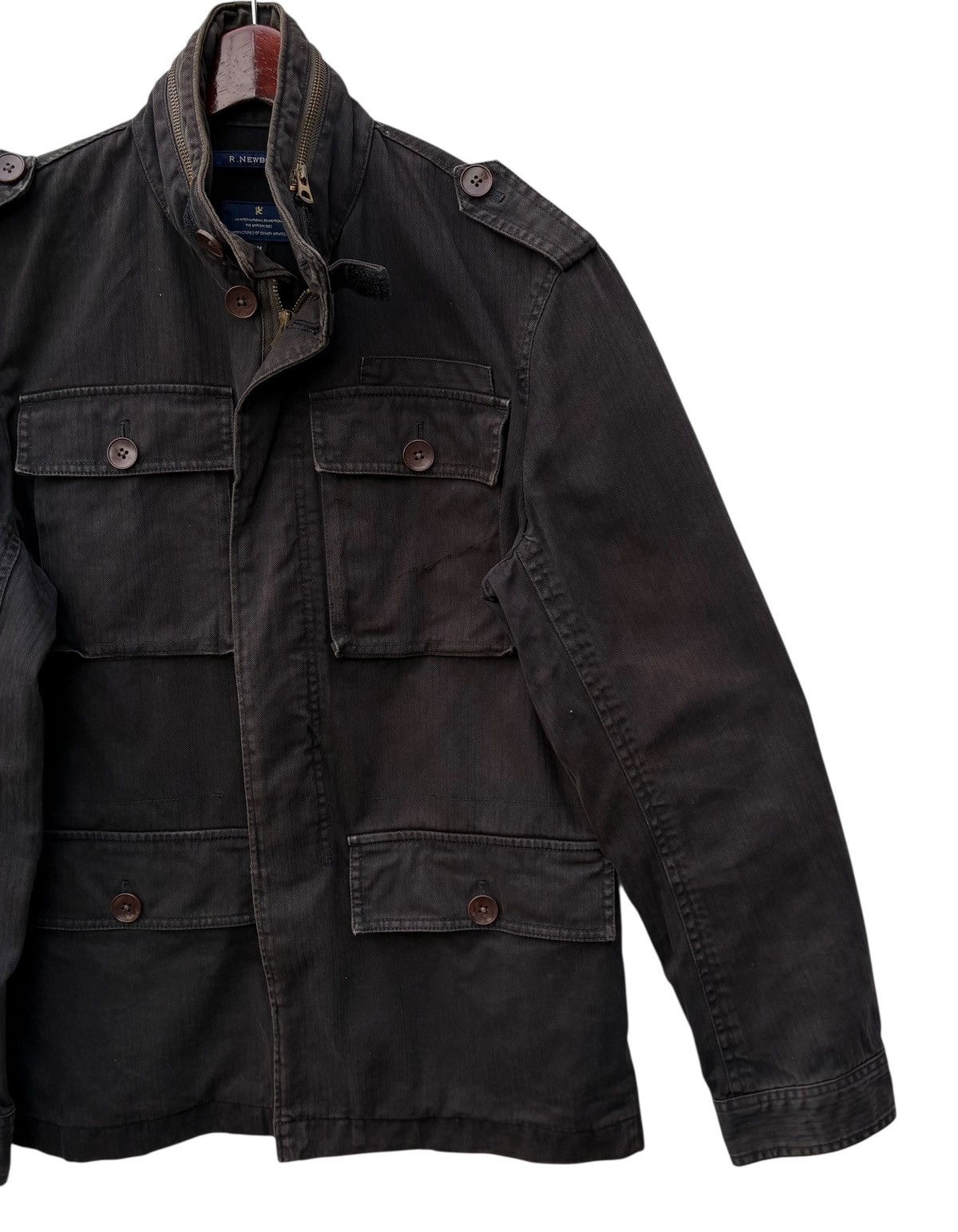 R.Newbold Faded R Newbold Paul Smith Tactical Military Hbt Jacket Size US S / EU 44-46 / 1 - 5 Thumbnail