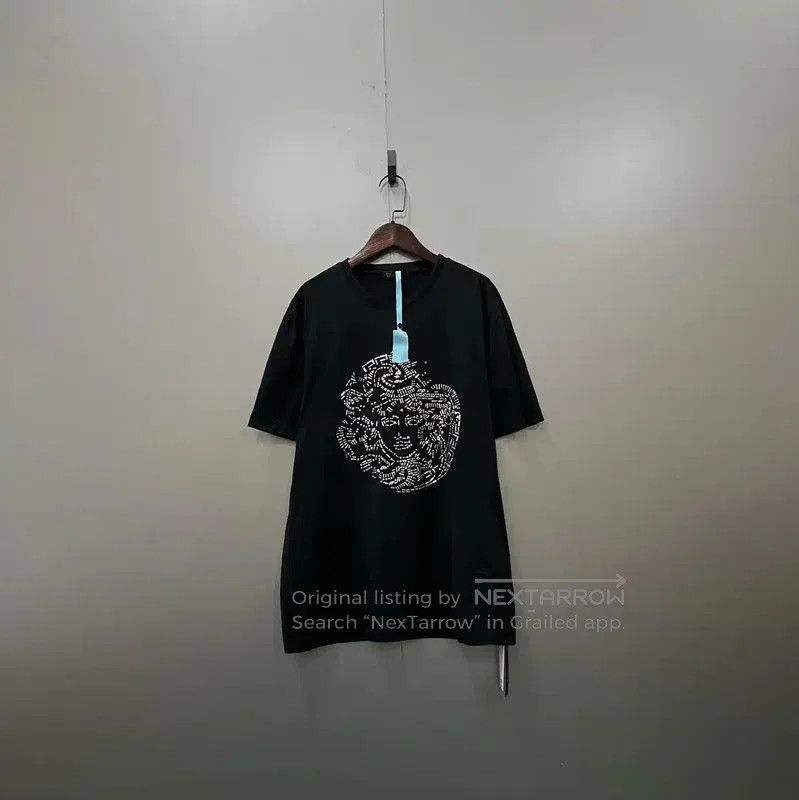 Versace Versace Summer Black Cotton Short Sleeve T-Shirt . Size US S / EU 44-46 / 1 - 1 Thumbnail