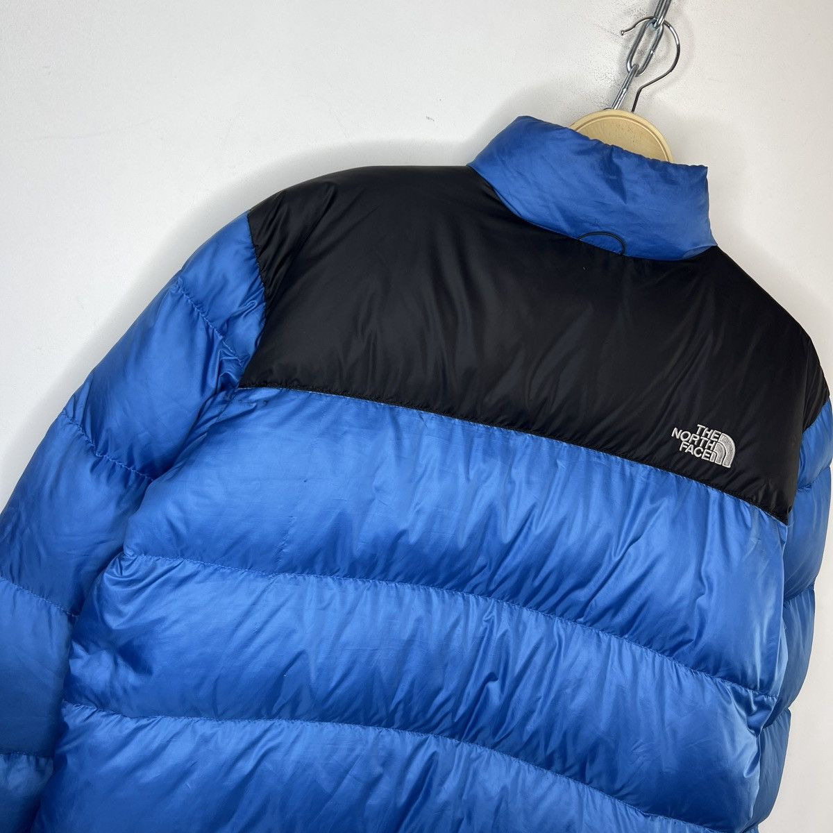 The North Face The North Face Nuptse 700 Blue Logo Puffer Down Jacket Size US L / EU 52-54 / 3 - 10 Thumbnail