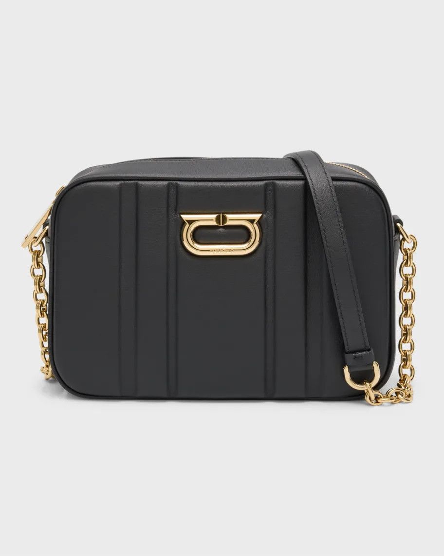 Salvatore Ferragamo o1s1rm0924 Size: OS / CC Embosse Crossbody Bag in Black Size ONE SIZE - 1 Thumbnail